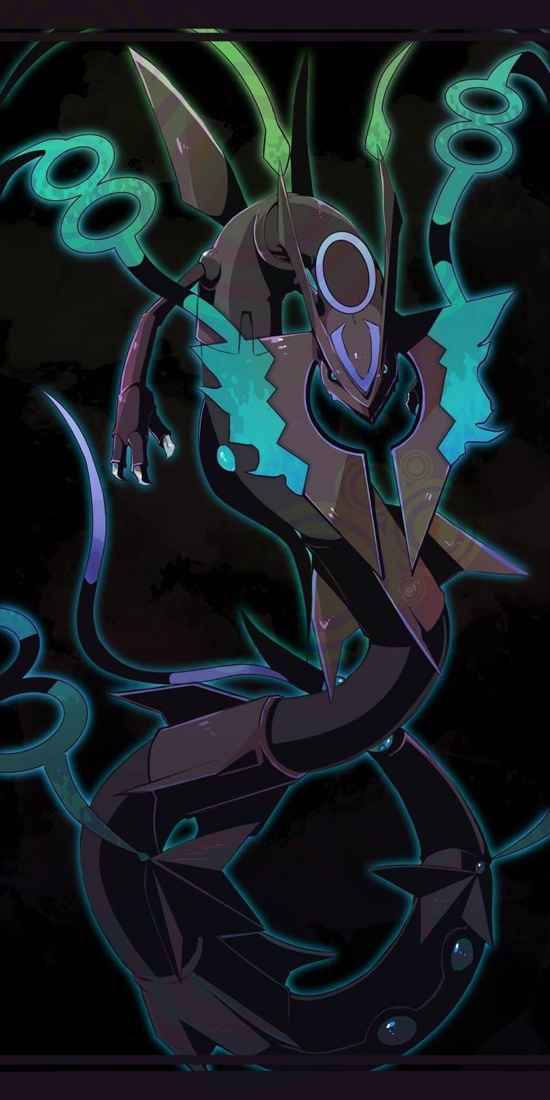 800x1600 Mega Rayquaza Shiny. Pokemon Rayquaza, Dragon Type Pokemon, Pokemon, Phone