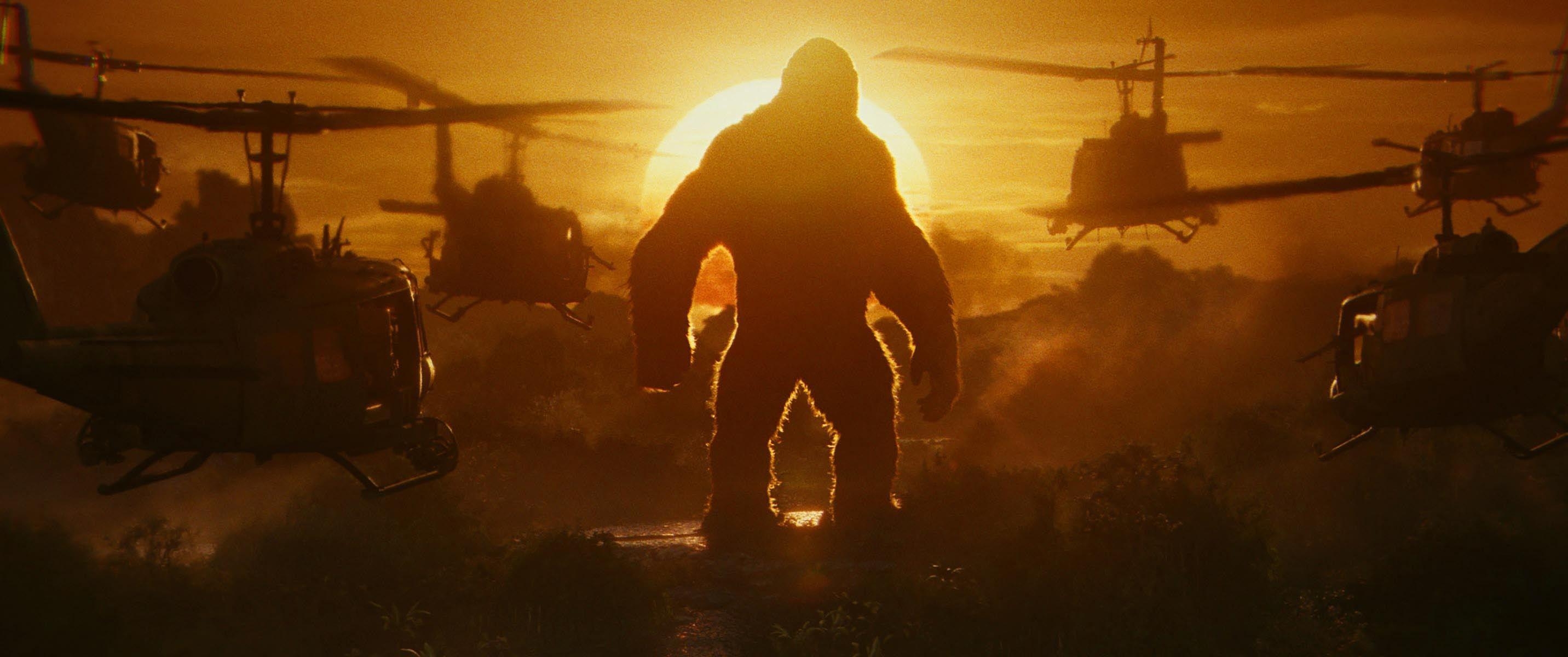 2870x1200 Kong: Skull Island HD Wallpaper, Dual Screen