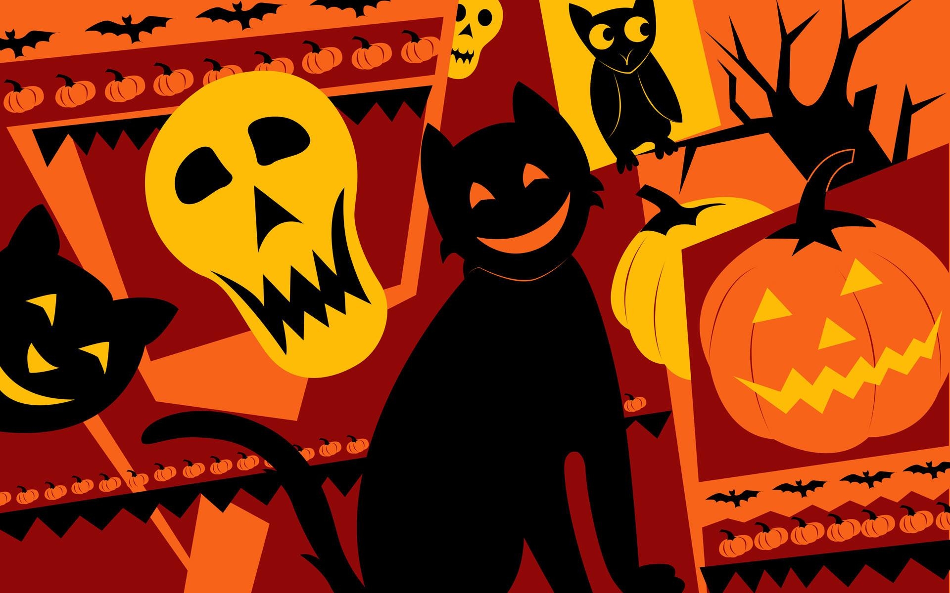 1920x1200 Hello Kitty Halloween Background, Desktop