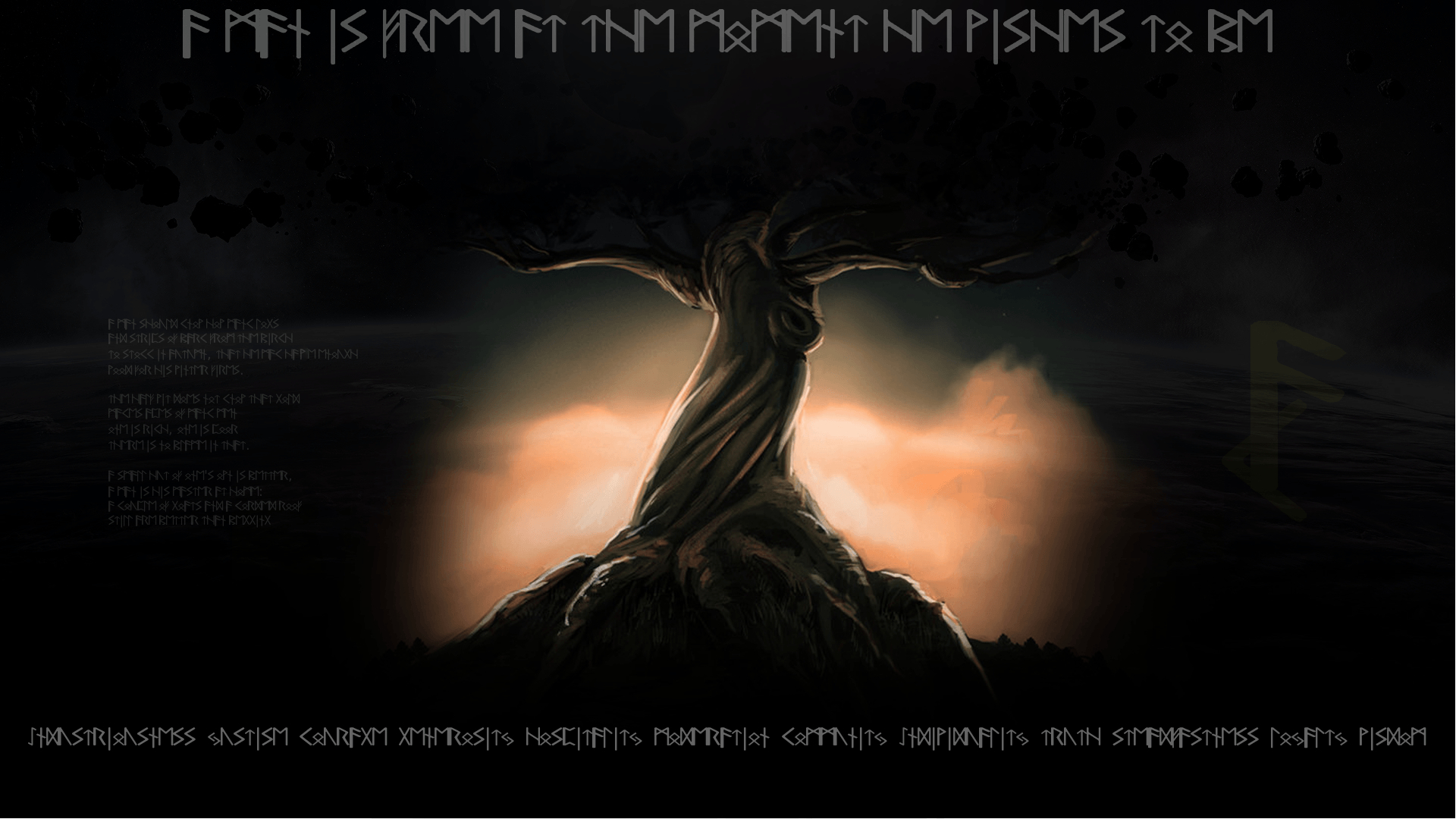 1920x1080 asatru, #Yggdrasil, #Norse mythology. Wallpaper No. 449958, Desktop