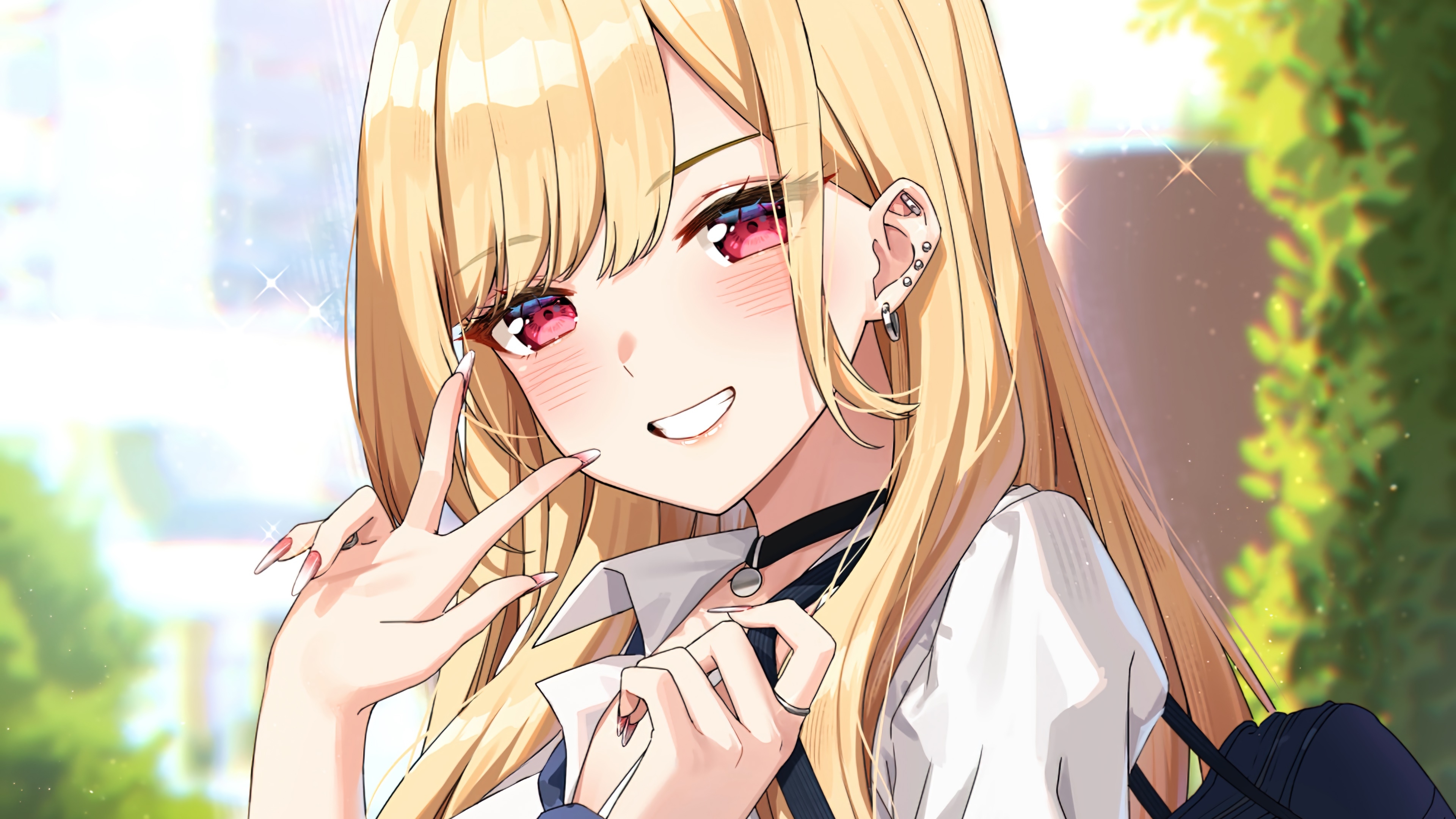 3840x2160 Marin Kitagawa, My Dress Up Darling, Art, Anime, 4k Gallery HD Wallpaper, Desktop