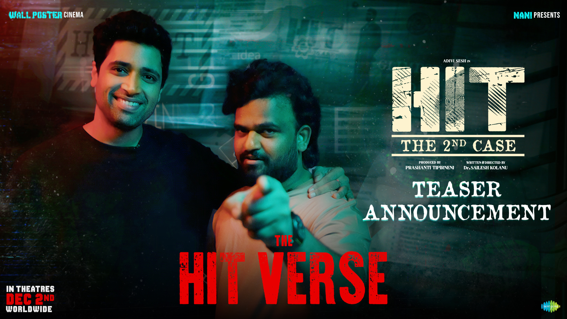 1920x1080 Sailesh Kolanu Introduces HITverse, HIT 2 teaser is releasing on November 3rd News XYZ, Desktop
