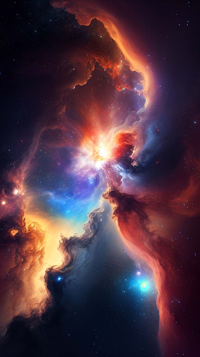 850x1500 The Nebula iPhone Wallpaper HD, Phone