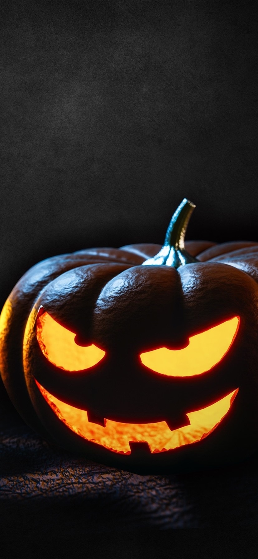 830x1800 Wallpaper Pumpkin light, Halloween, dark 3840x2160 UHD 4K Picture, Image, Phone