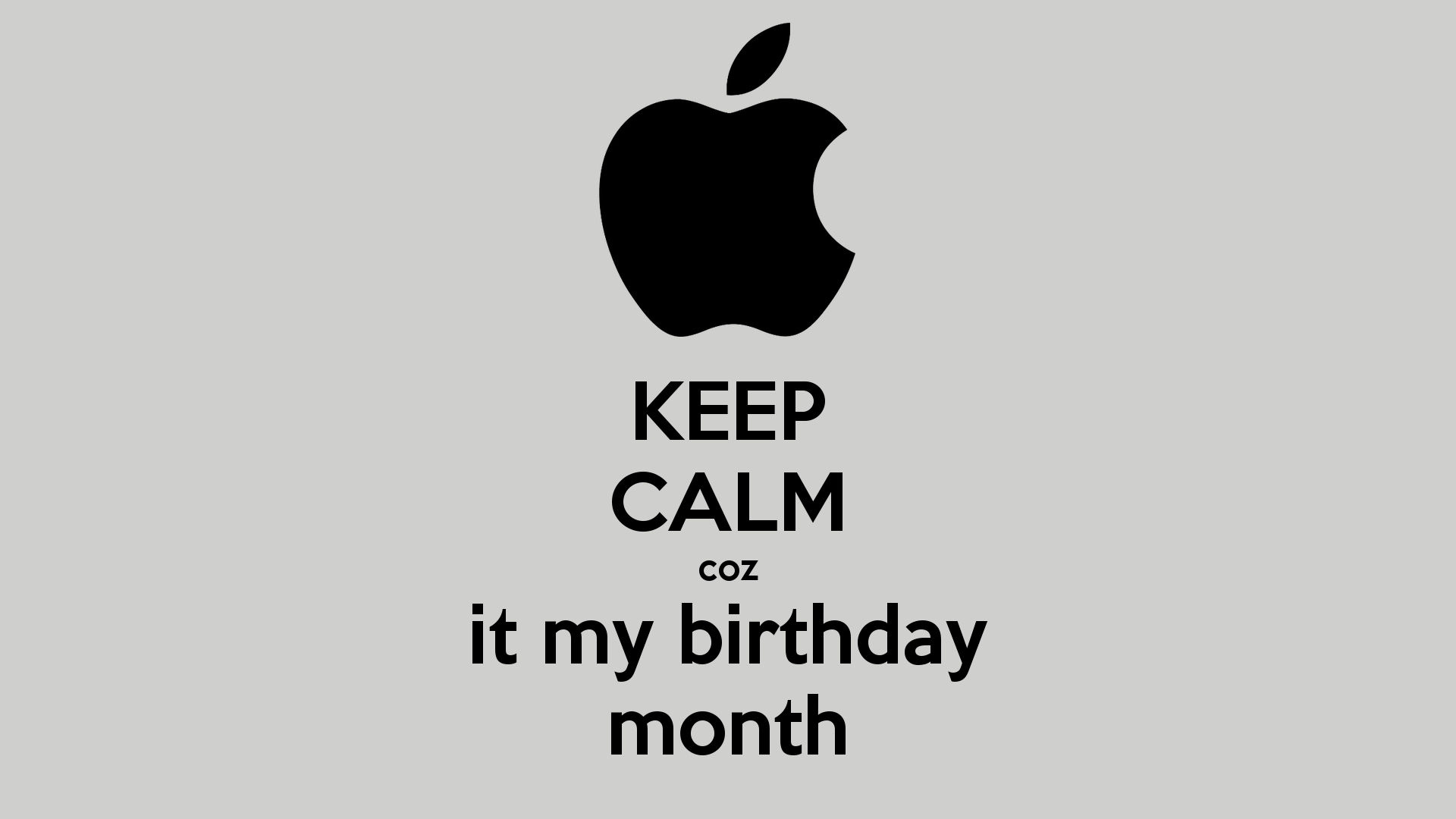 1920x1080 Keep Calm Today Is My Birthday HD Wallpaper, Desktop