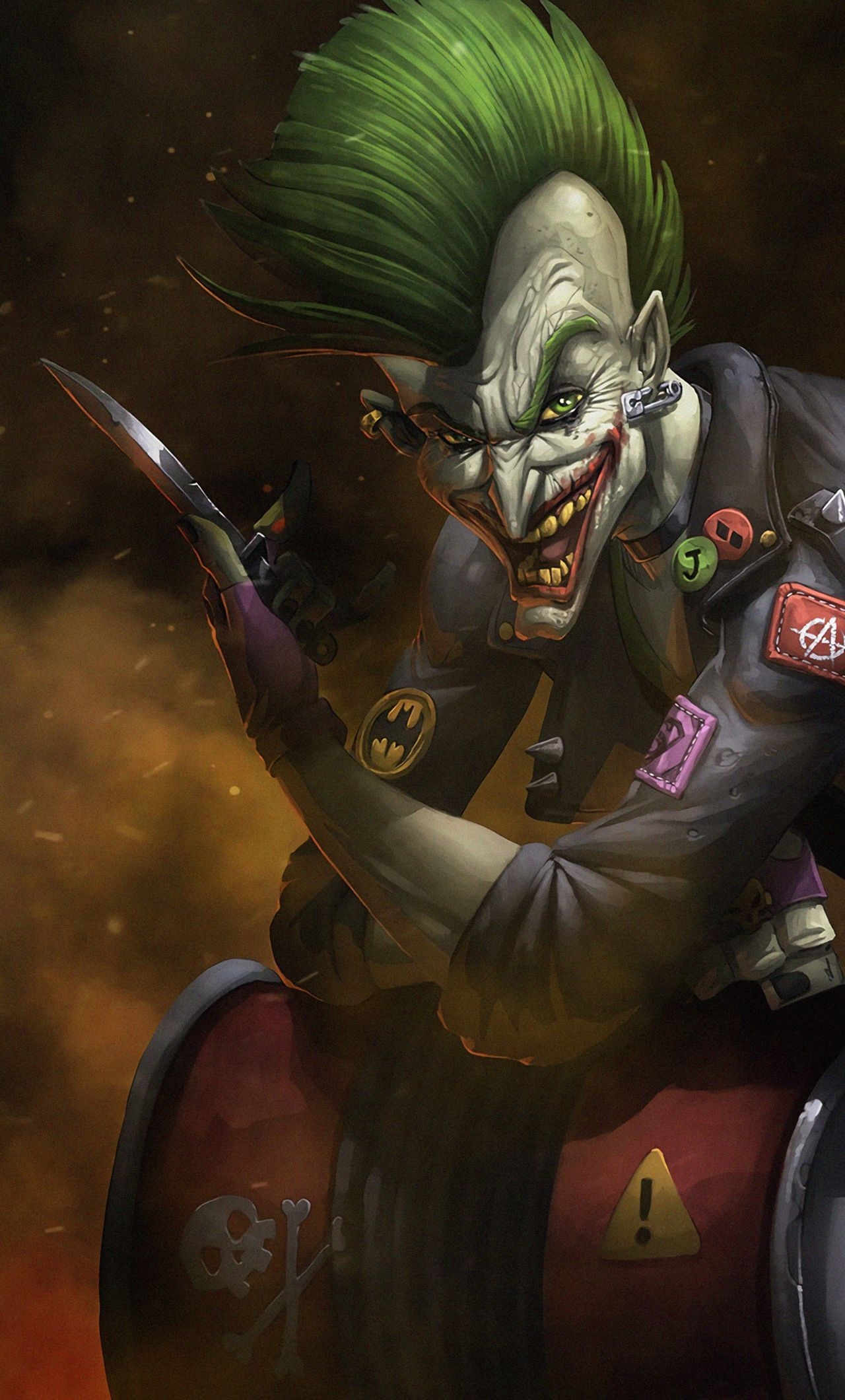 1280x2120 Bad Joker 5k iPhone HD 4k Wallpaper, Image, Background, Photo and Picture, Phone