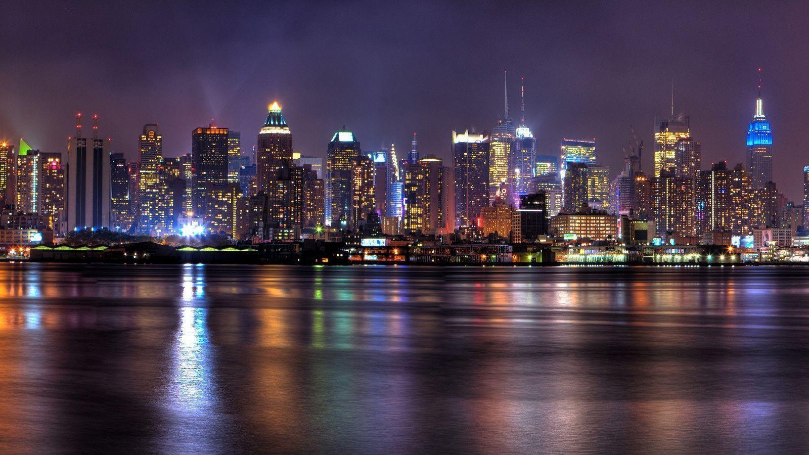 1600x900 christmas new york city skyline, Desktop