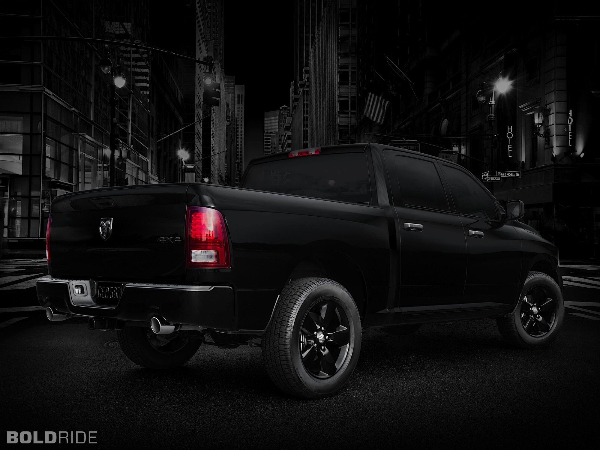 2000x1500 Dodge Ram 1500 Black Express pickup supertruck truck muscle, Desktop