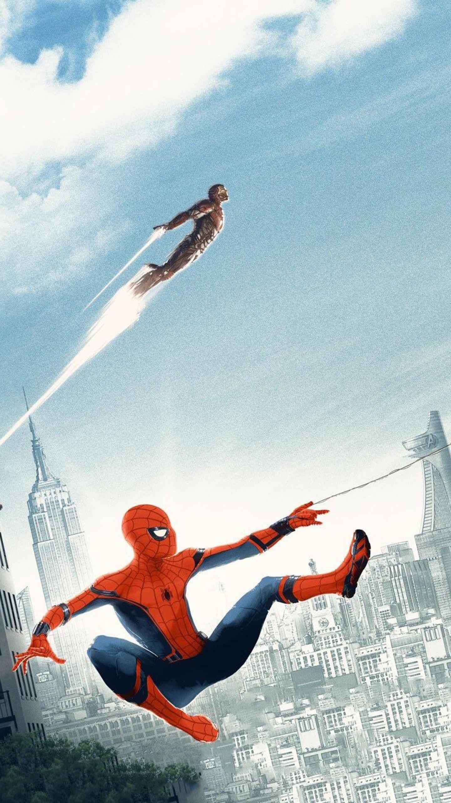 1440x2560 Spider Man Homecoming Wallpaper, Phone