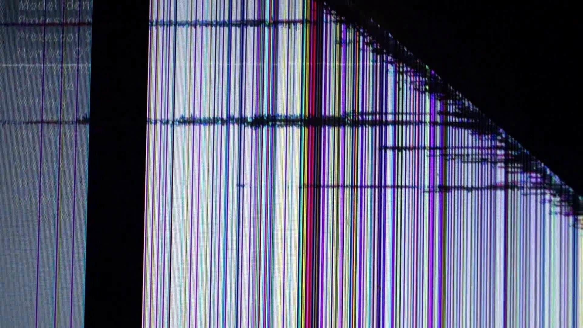 1920x1080 Cracked TV Screen Prank Wallpaper, Desktop