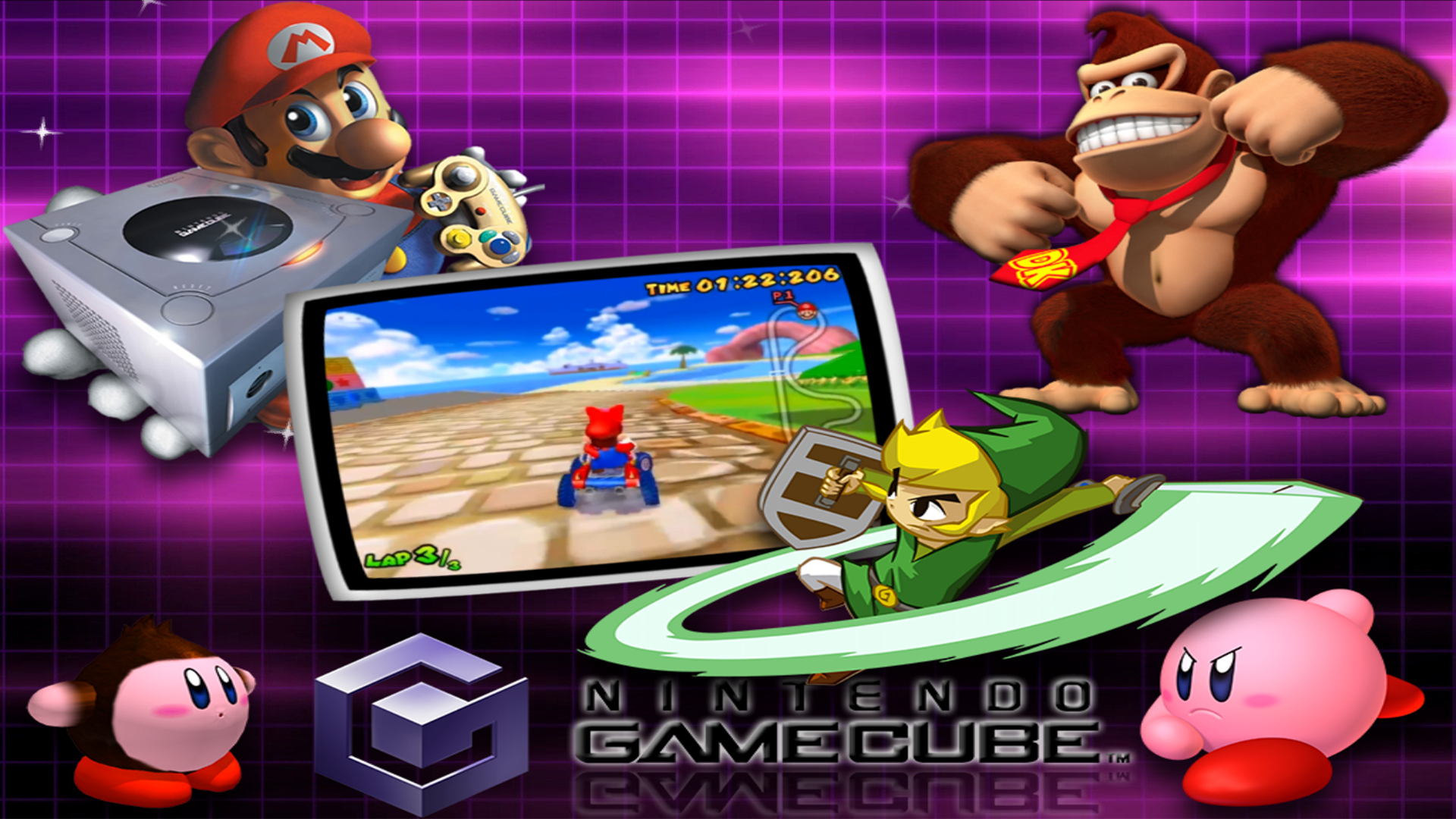 1920x1080 Gamecube Main Animated (16:9) Menu Themes, Desktop