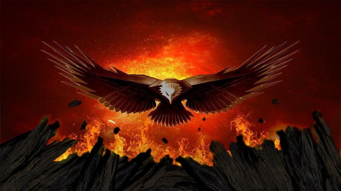 1200x670 Fire Eagle Wallpaper By StrikerzZart. Project Symbol Number, Desktop