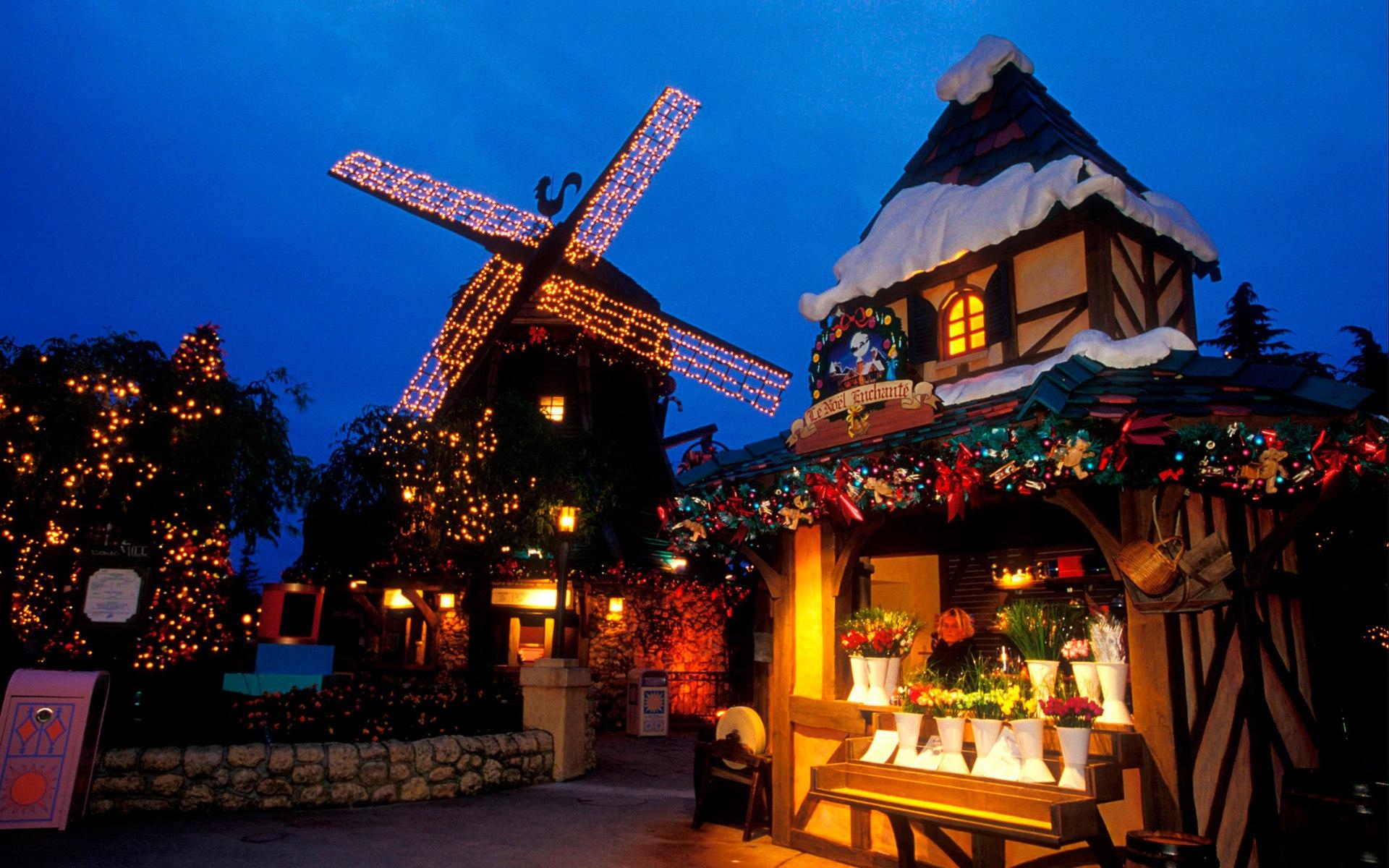 1920x1200 Disneyland Vacations, Disneyland Fantasy Christmas Holidays, Desktop