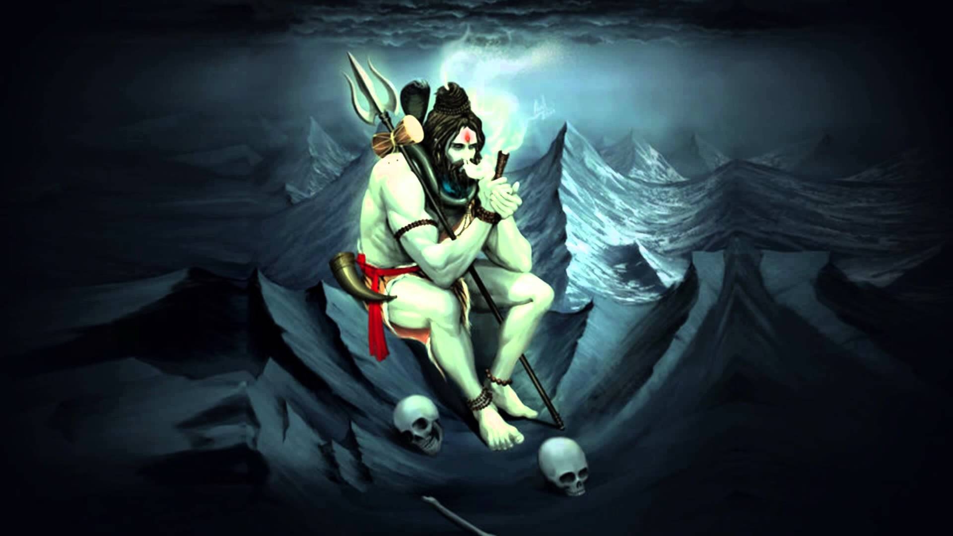 1920x1080 Bhole Baba Image With Chilam Download Shiva Smoking Chillum, Desktop