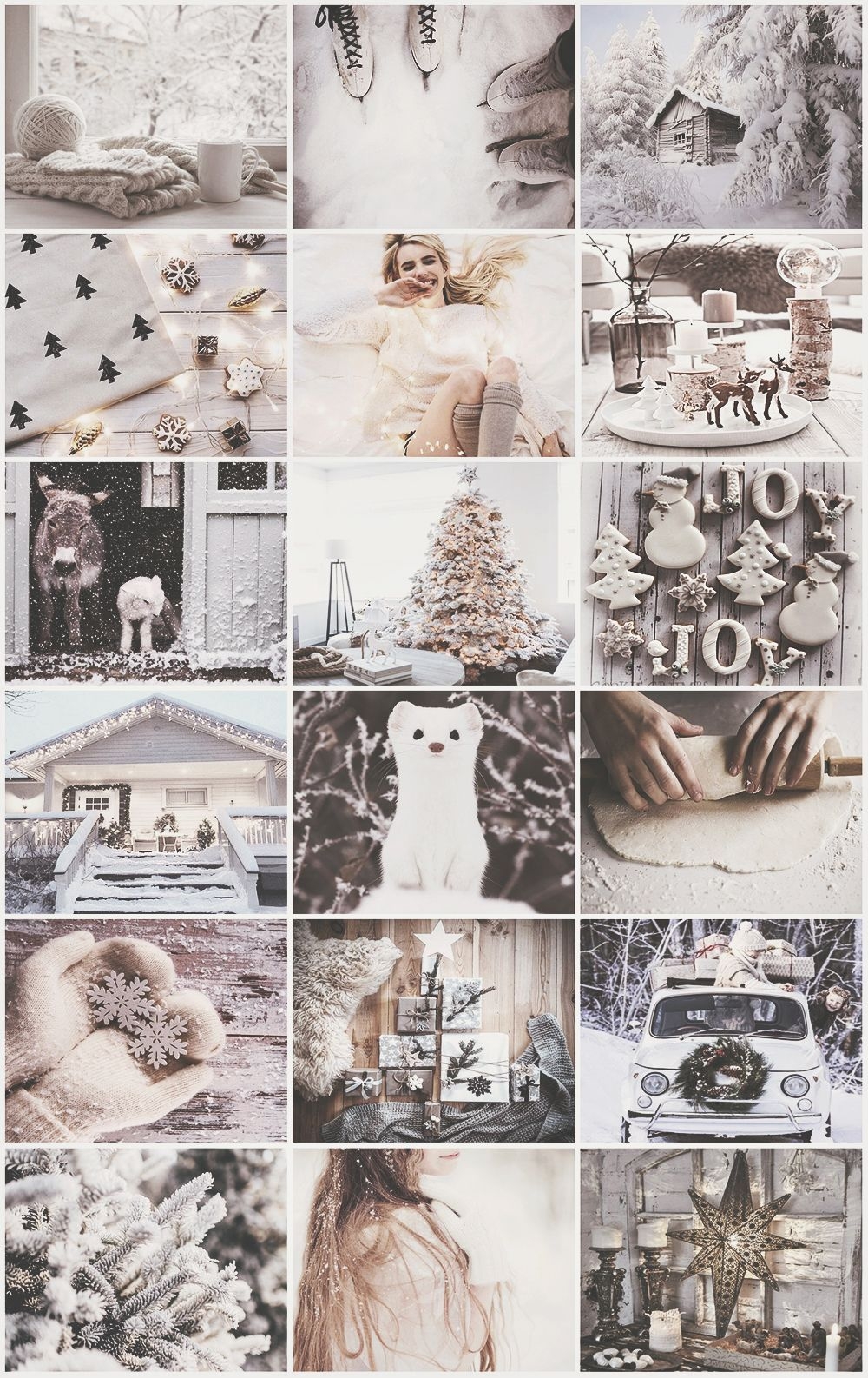 1000x1590 White Christmas aesthetic. Cute christmas wallpaper, Christmas aesthetic wallpaper, Christmas collage, Phone