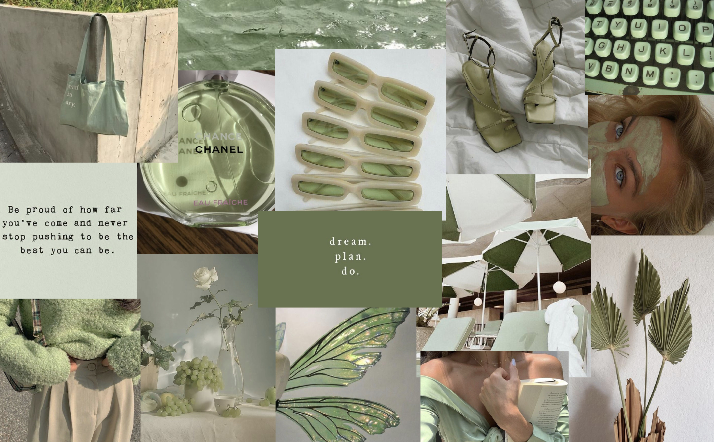 1440x890 sage green by vaalerialeandra. Aesthetic desktop wallpaper, Laptop wallpaper, Cute laptop wallpaper, Desktop