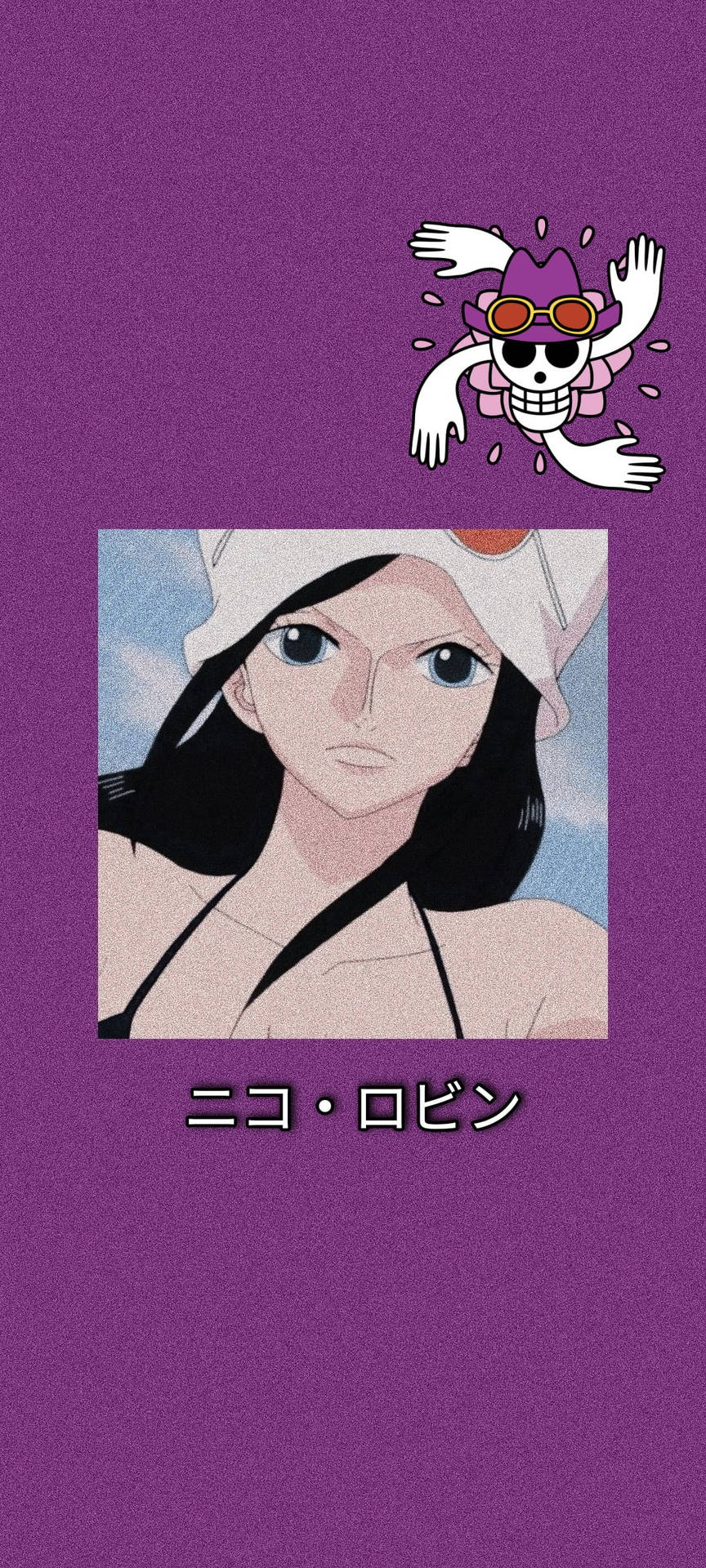 870x1920 Download Nico Robin Purple Anime Aesthetic Wallpaper, Phone