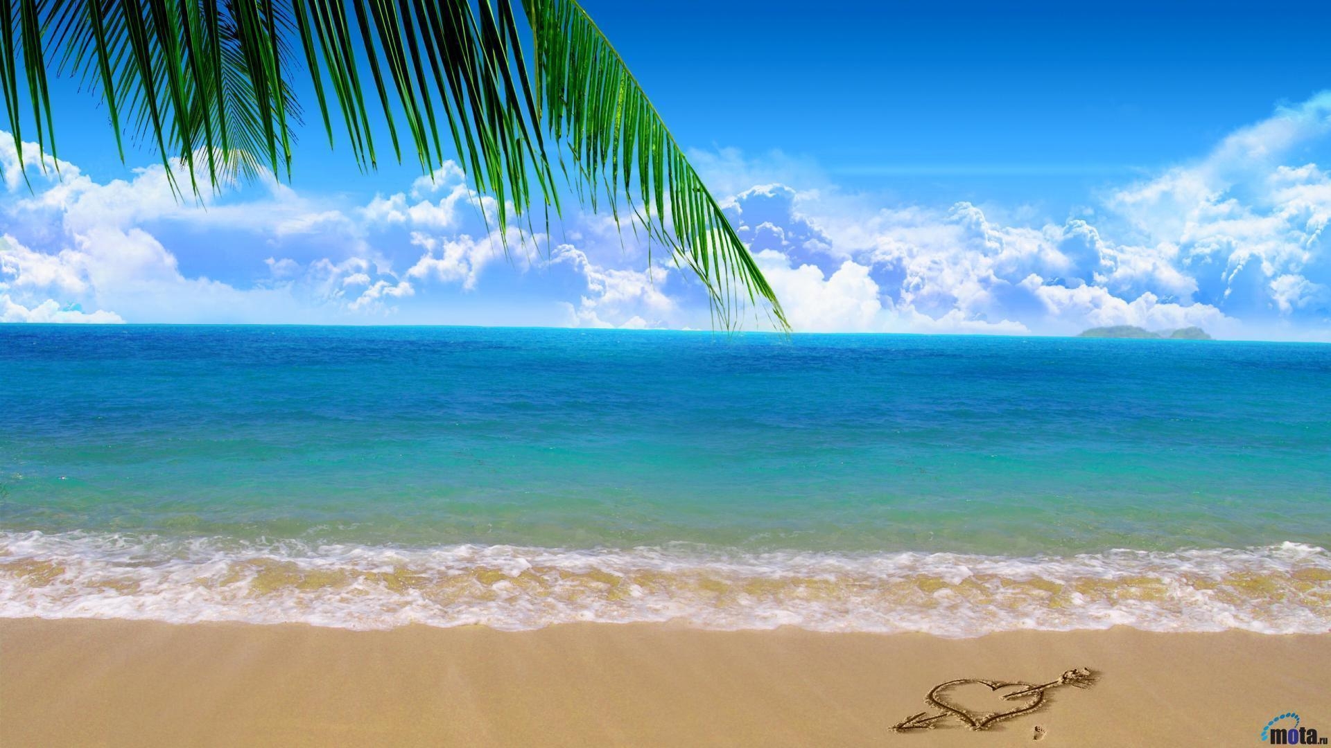 1920x1080 paradise beach wallpaper, Desktop