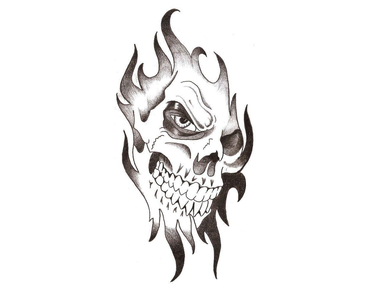 1280x960 Free designs of the skull tattoo wallpaper, Desktop