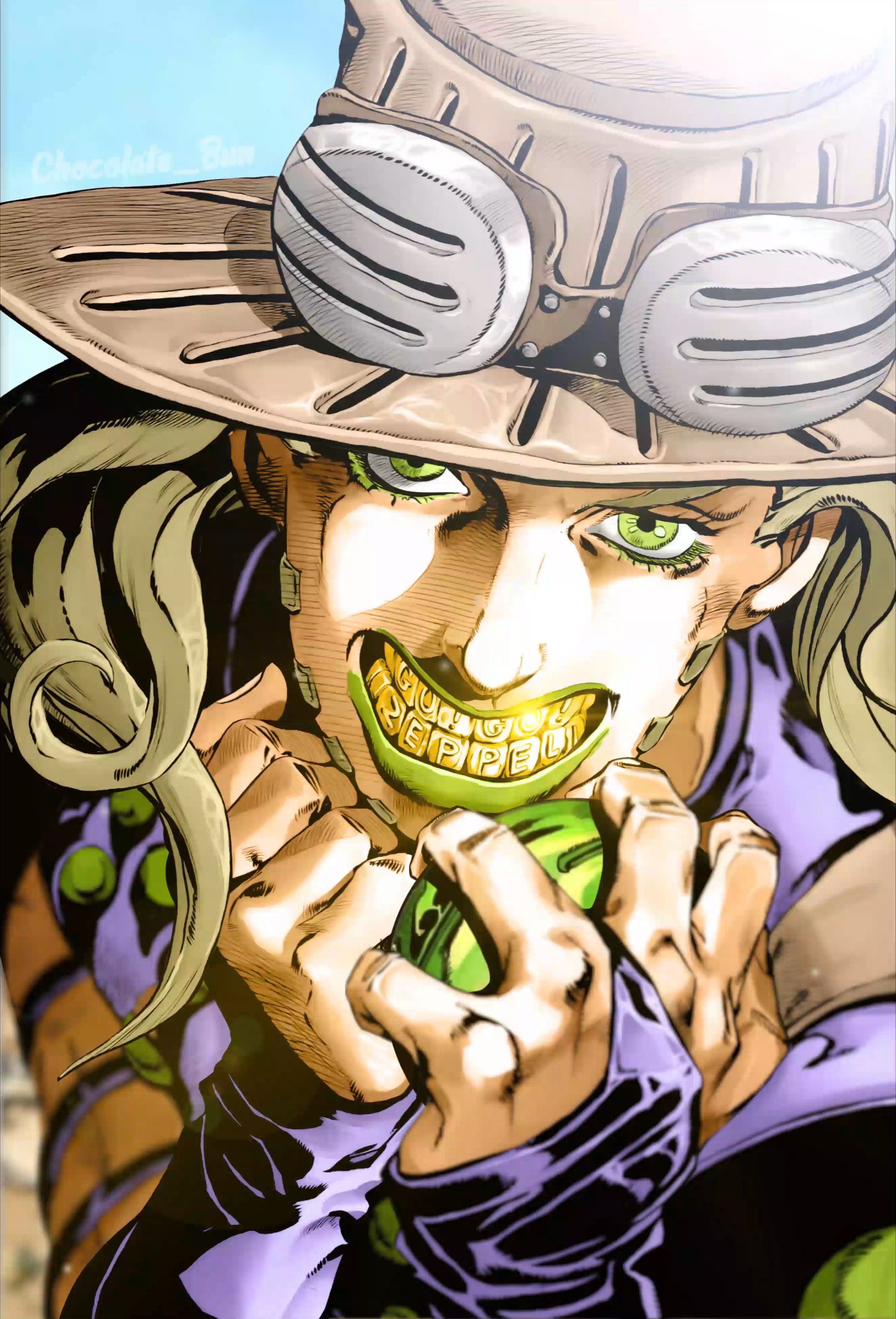 2650x3900 Fanart Animated Gyro Zeppeli in all his magnificence, Phone