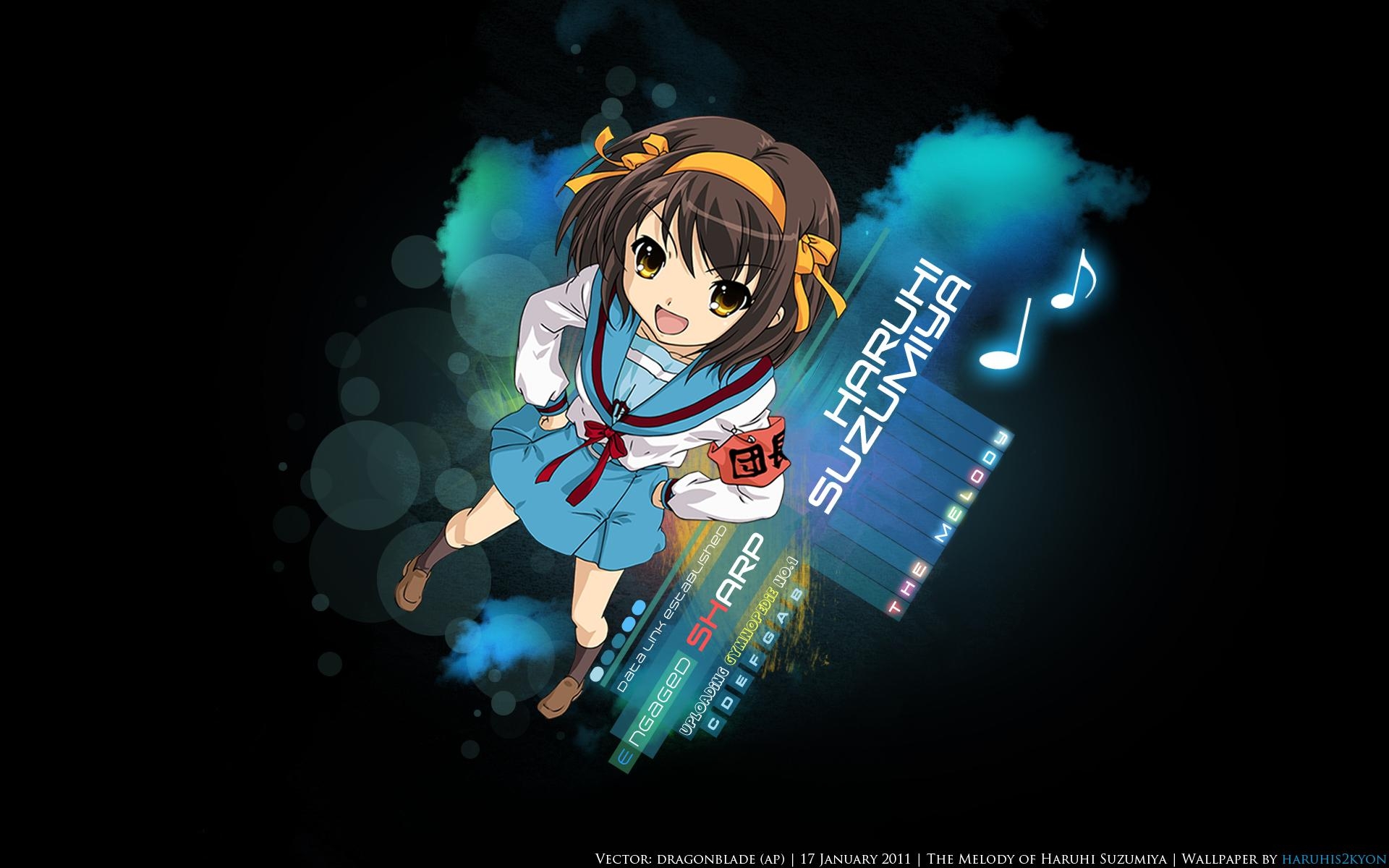 1920x1200 The Melancholy of Suzumiya Haruhi and Scan Gallery, Desktop