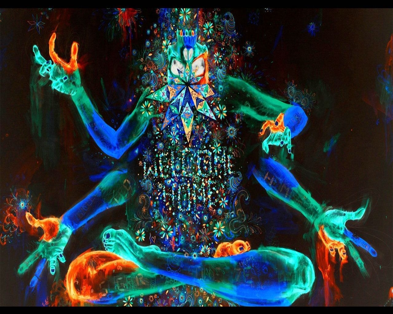 1280x1030 Shiva Trippy HD Wallpaper, Desktop