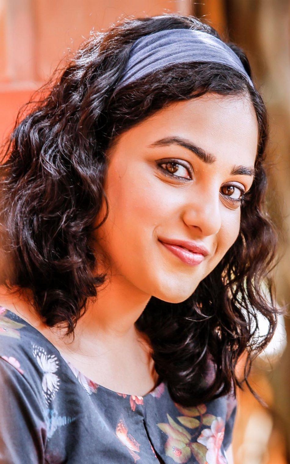 950x1520 Download Beautiful Nithya Menen Free Pure 4K Ultra HD Mobile Wallpaper, Phone