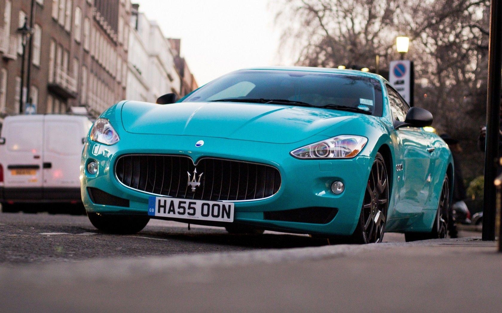 1680x1050 Light Blue Maserati GranTurismo widescreen wallpaper. Wide, Desktop