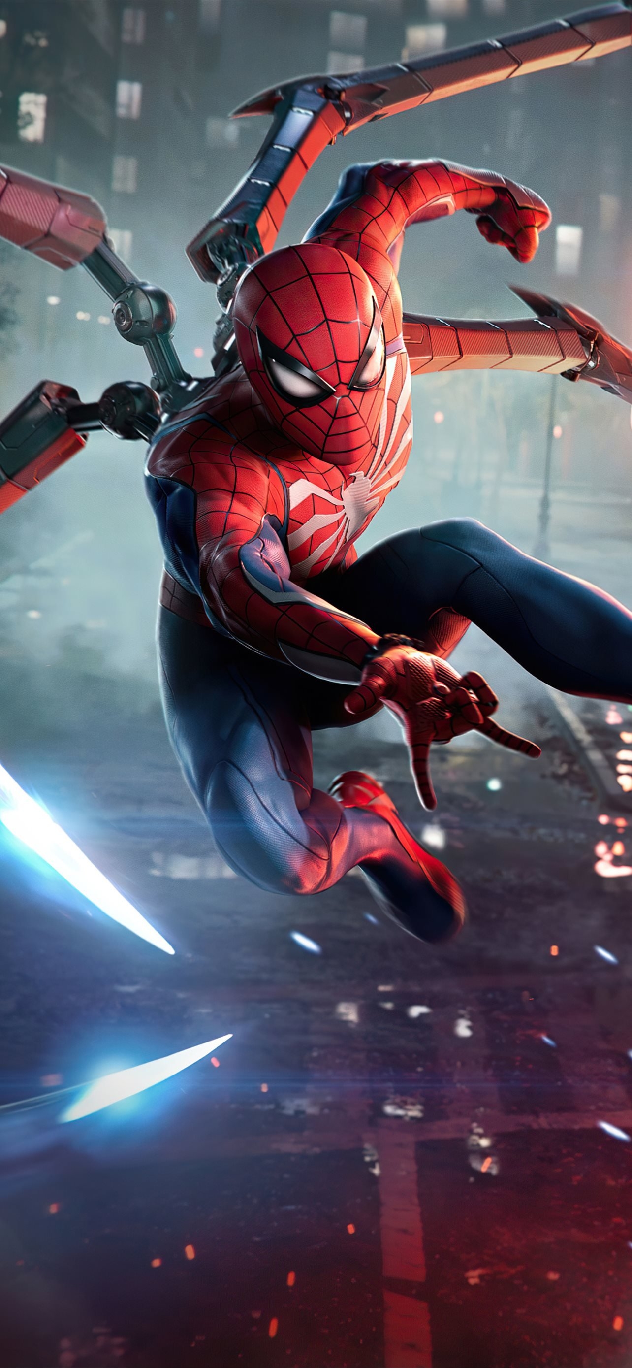 1290x2780 spider man 2 8k iPhone Wallpaper Free Download, Phone