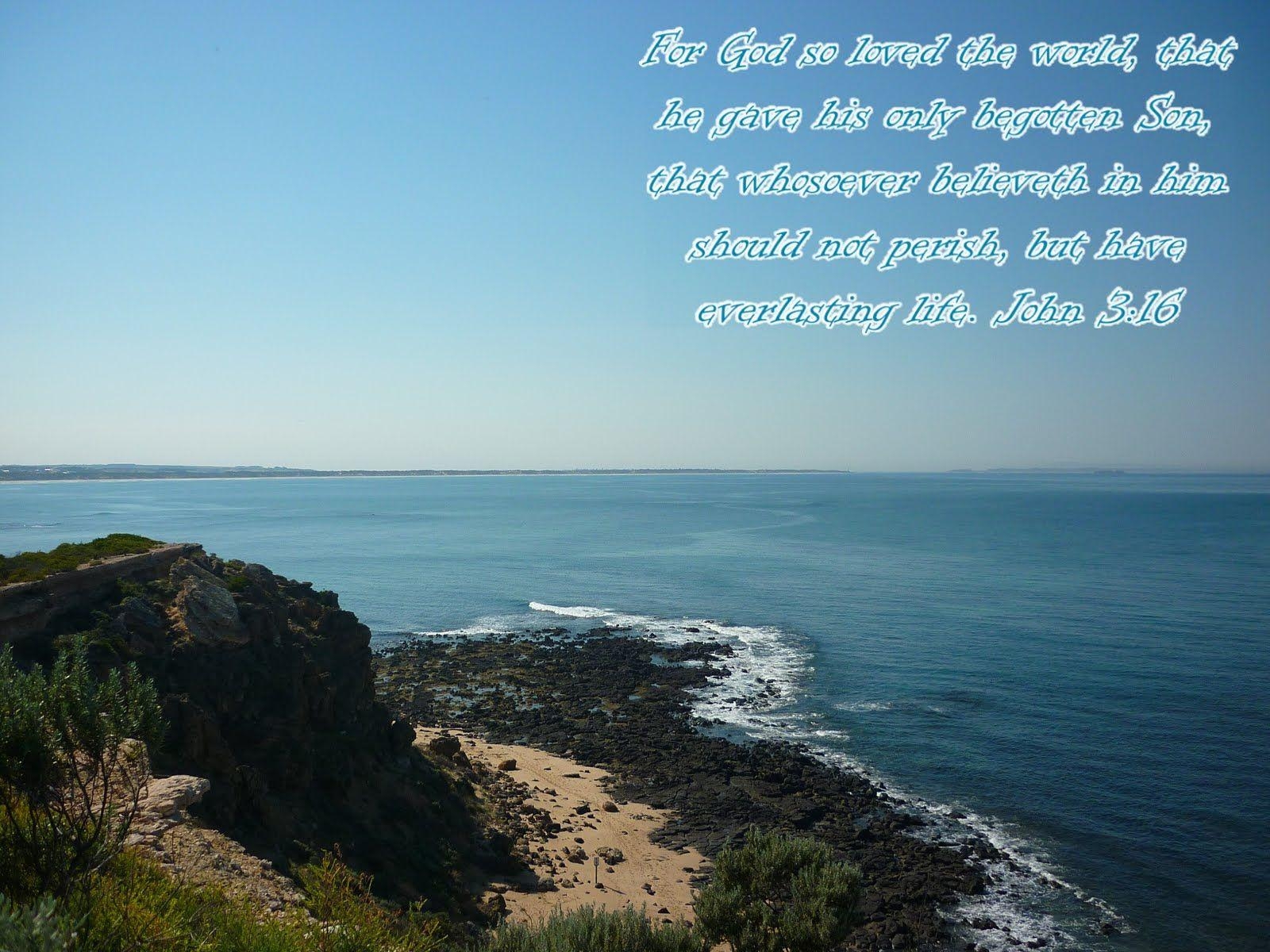 1600x1200 KJV Bible Wallpaper: John 3:16, Desktop