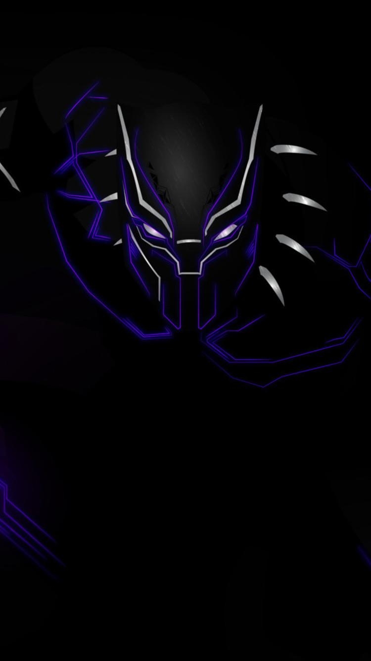 750x1340 Black Panther Art 1080p 7 1080p Wallpaper 4k, HD, Phone