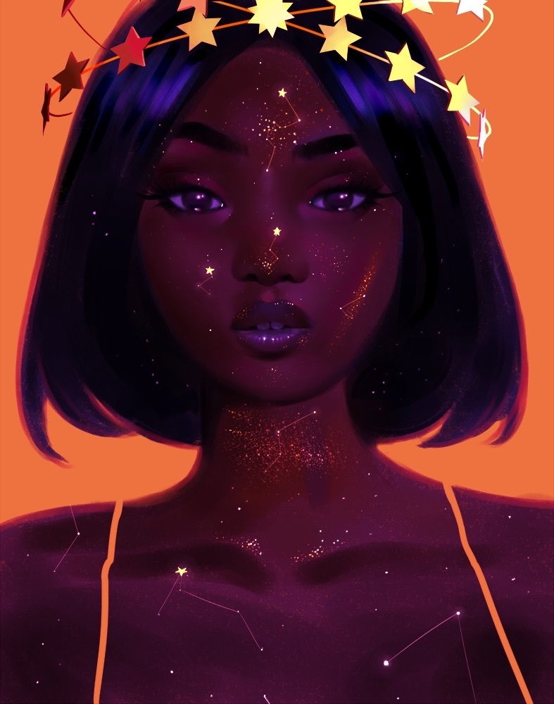 790x1000 Aesthetic Black Girl Wallpaper Art Wallpaper Portal, Phone