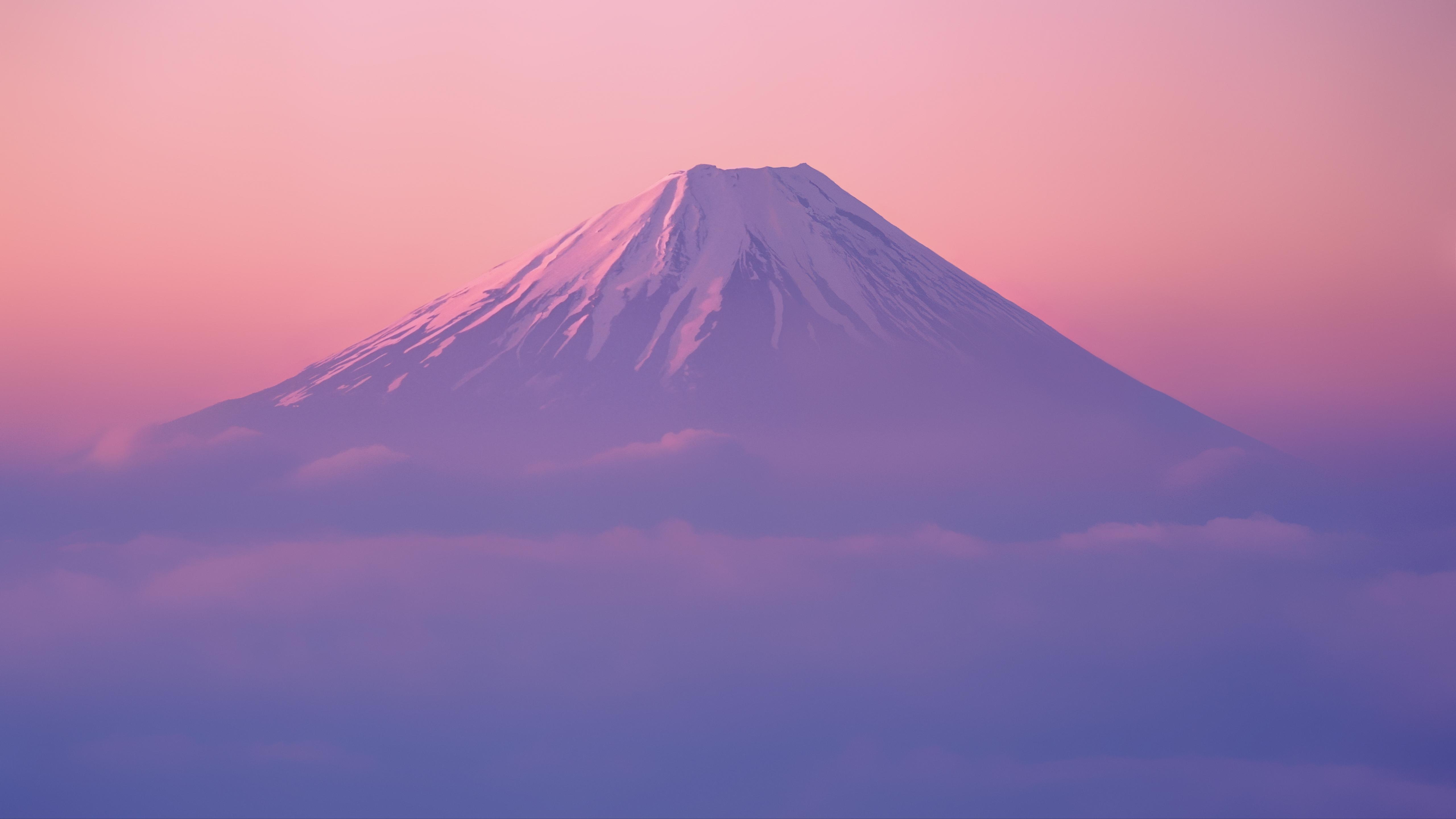 5120x2880 Wallpaper Mount Fuji, Mac OS X Lion, HD, Nature, Desktop