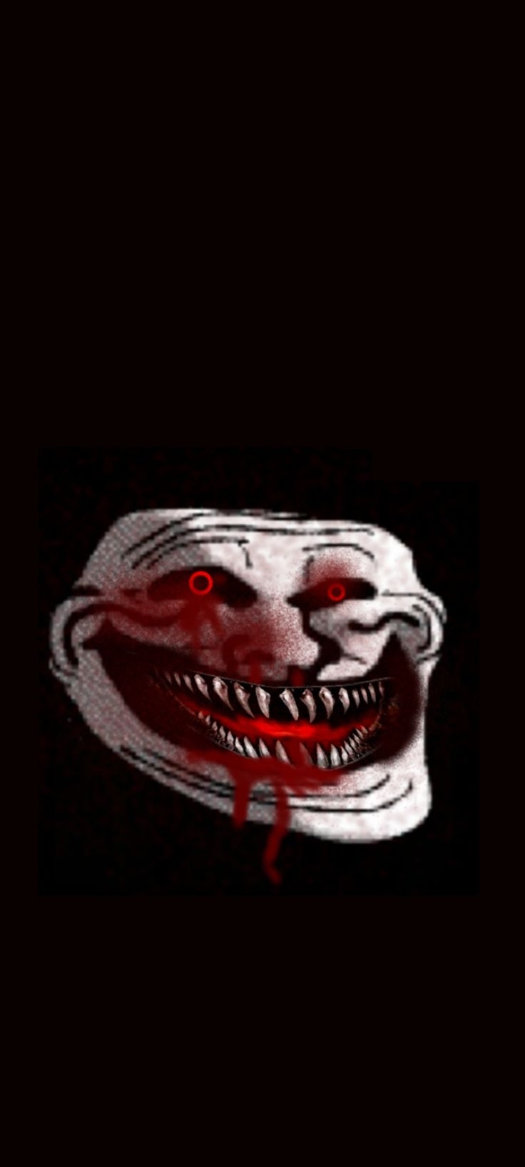 740x1640 Dracula Troll Face, Phone