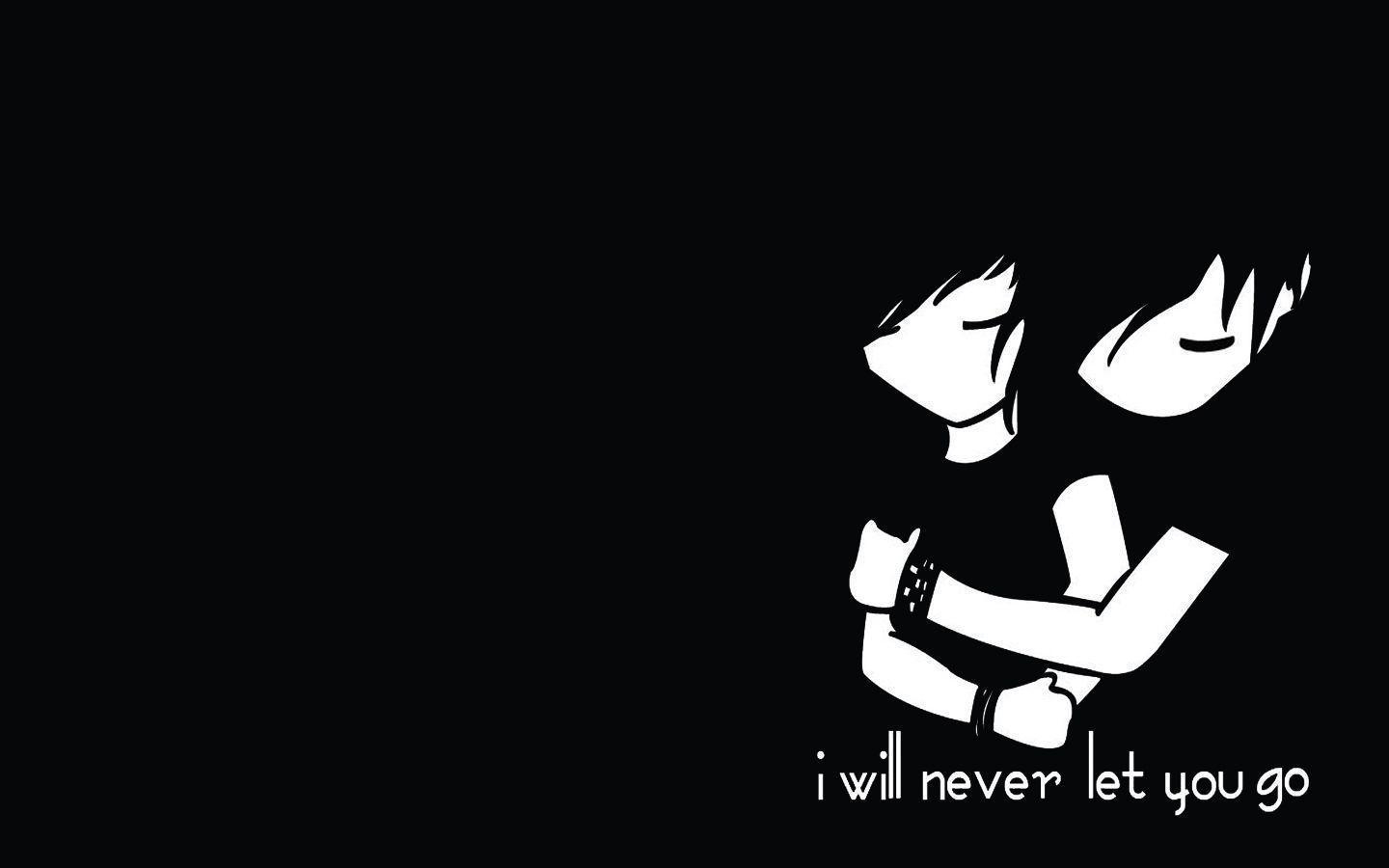 1440x900 Art: Black And White Love Emo Hugging HD Wallpaper, emo boy HD, Desktop