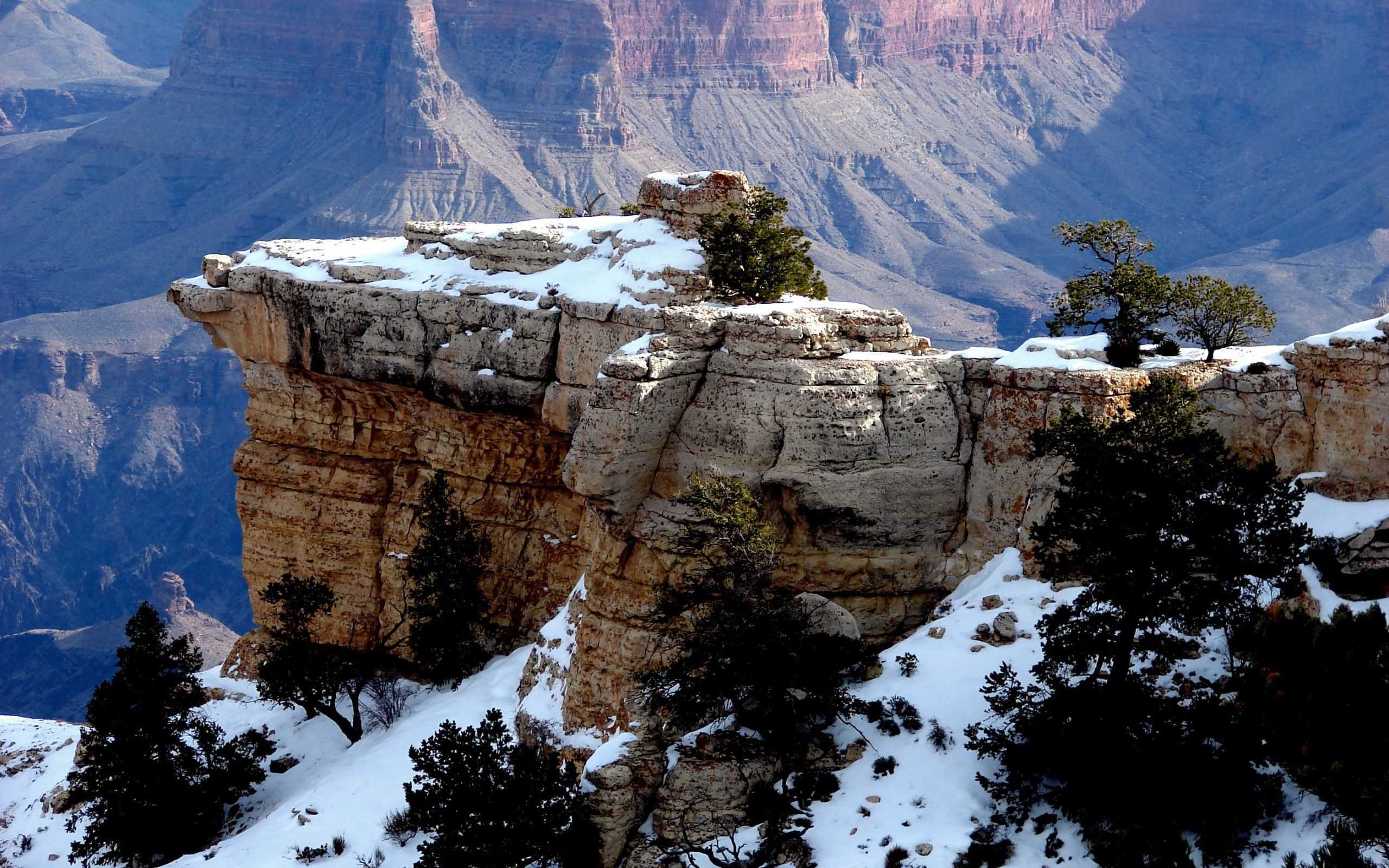 2560x1600 Hdwallpaper87.com The Grand Canyon During Winter Desktop Wallpaper. Free The Grand Canyon During Winter Phone Background Image, Desktop