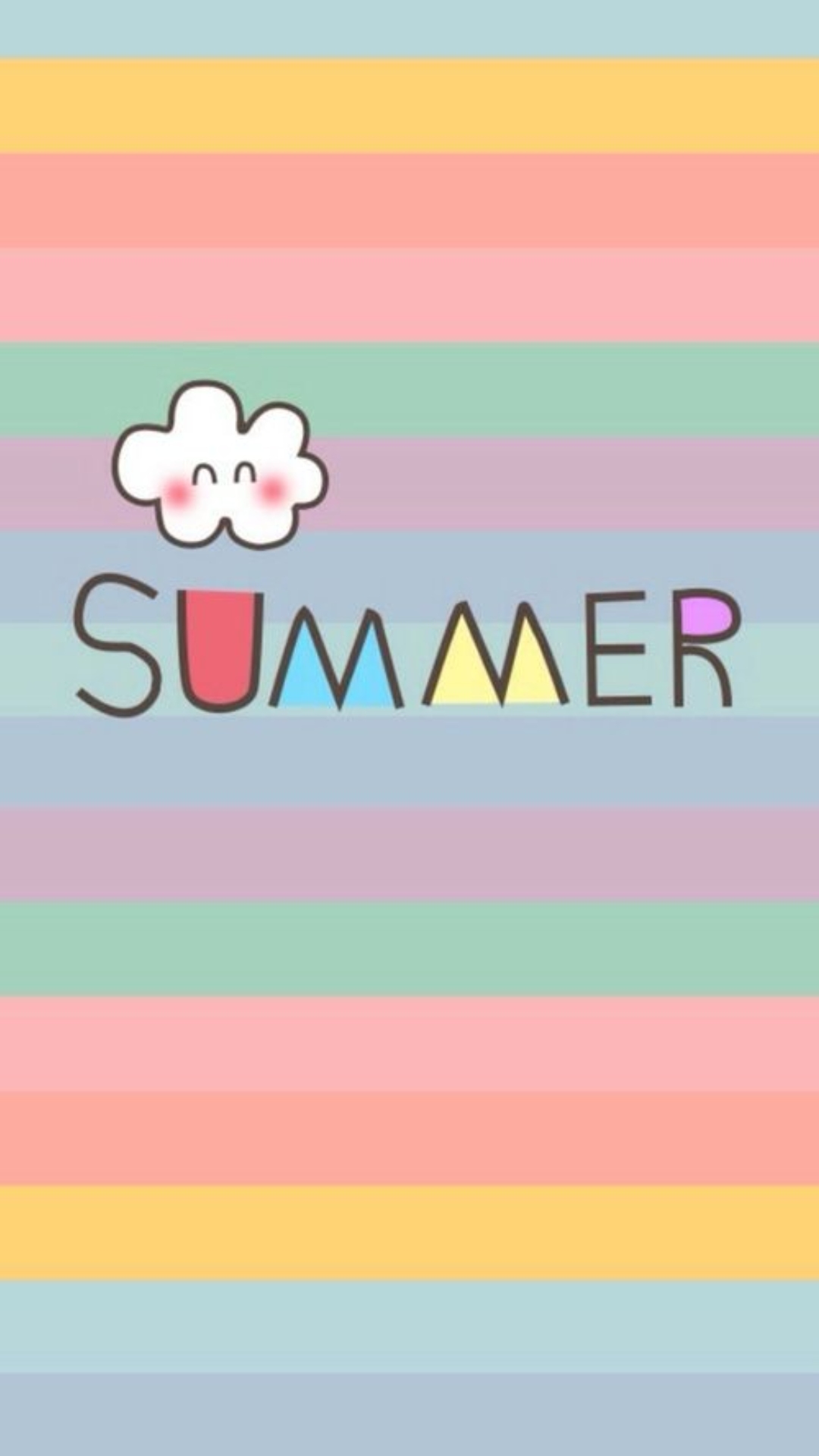 1080x1920 Cute Summer Wallpaper, Phone