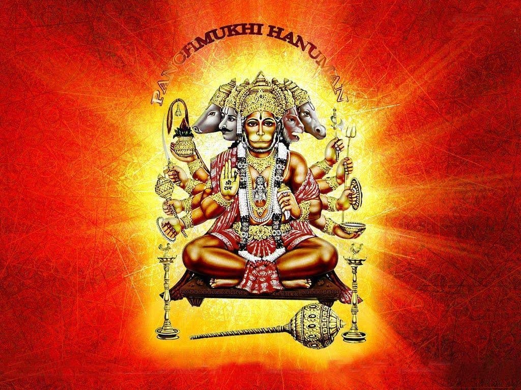 1030x770 FREE Download Beautiful Panchmukhi Hanuman Wallpaper, Desktop