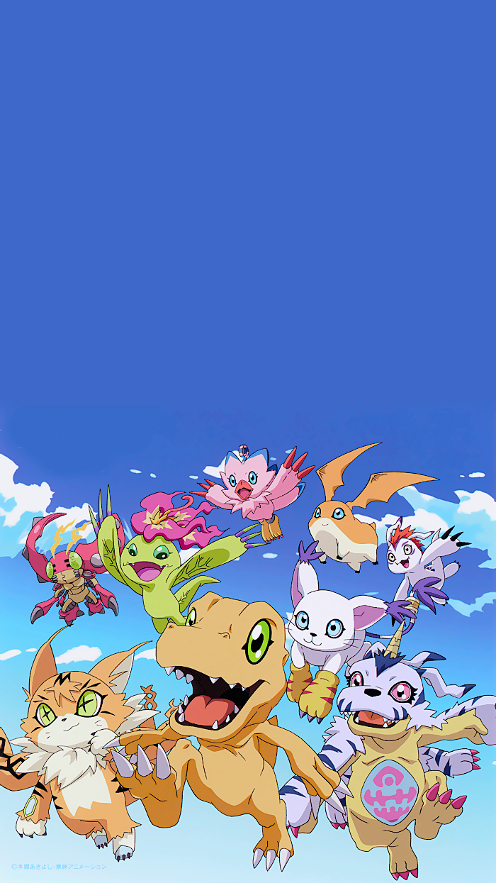 700x1250 digimon. 디지몬 어드벤처 트라이, 디지몬, 캐릭터 일러스트, Phone