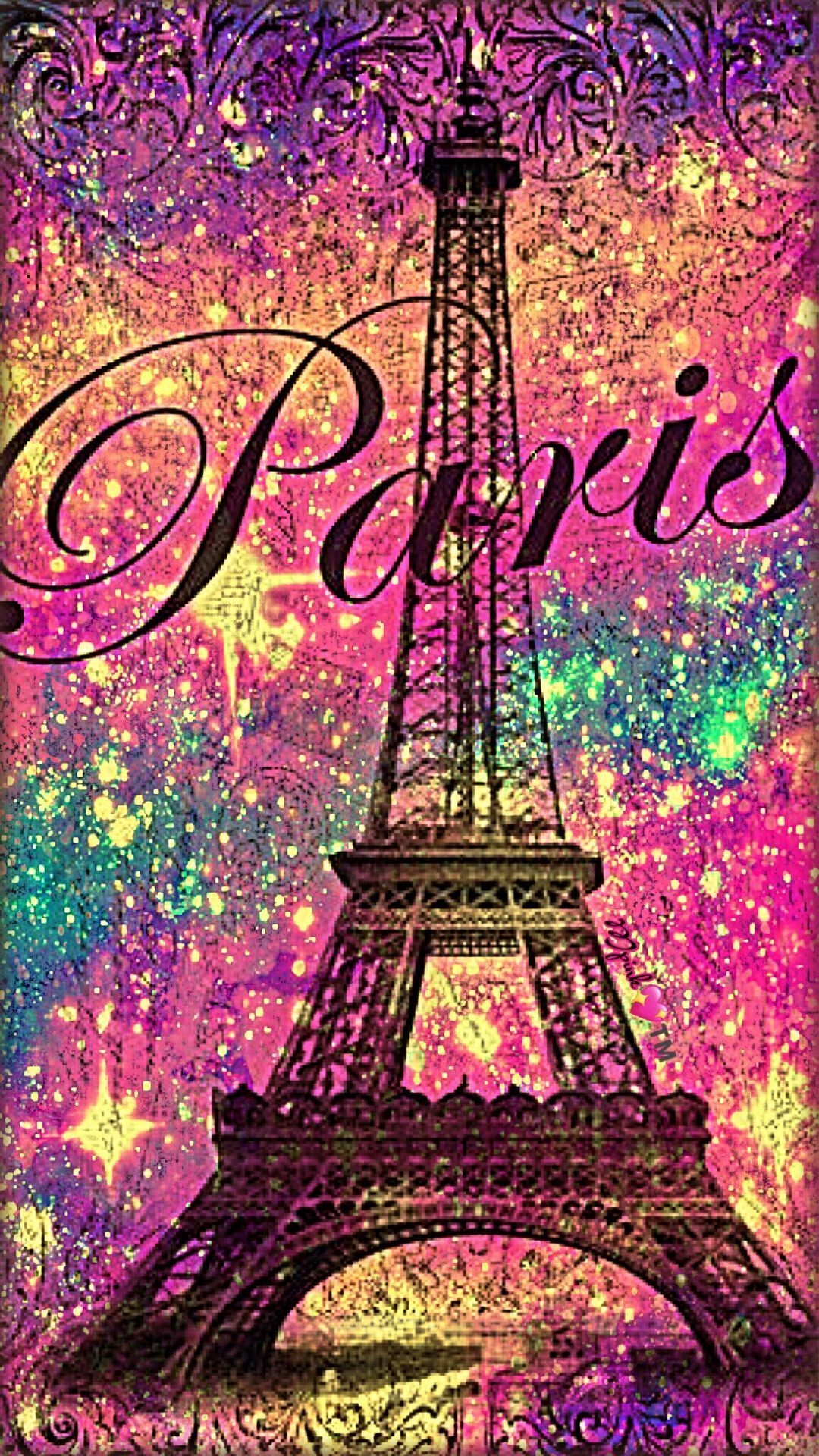 1080x1920 Vintage Girly Paris Wallpaper.wallpaperaccess.com, Phone