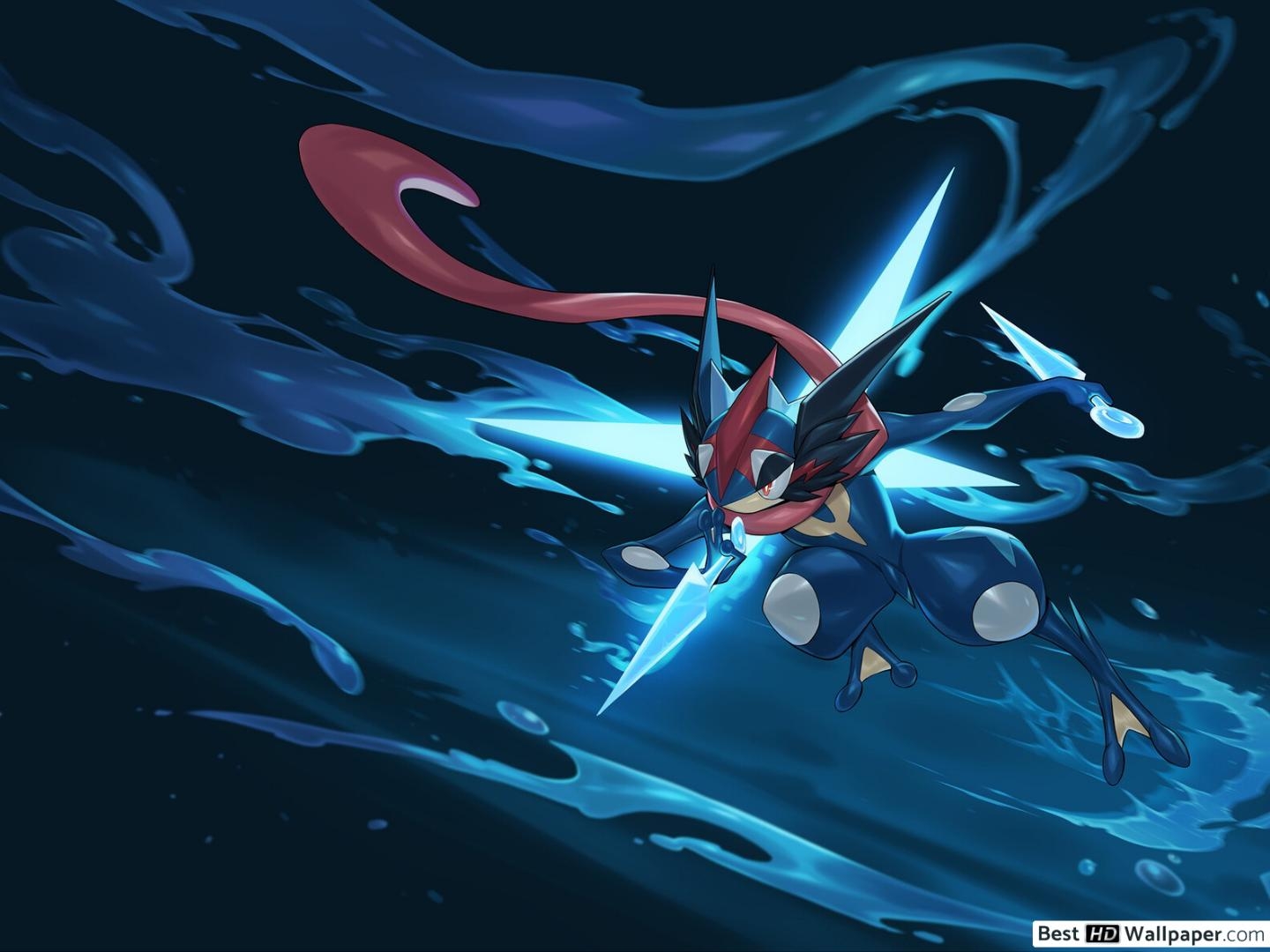 1440x1080 Ash's Greninja HD wallpaper download, Desktop