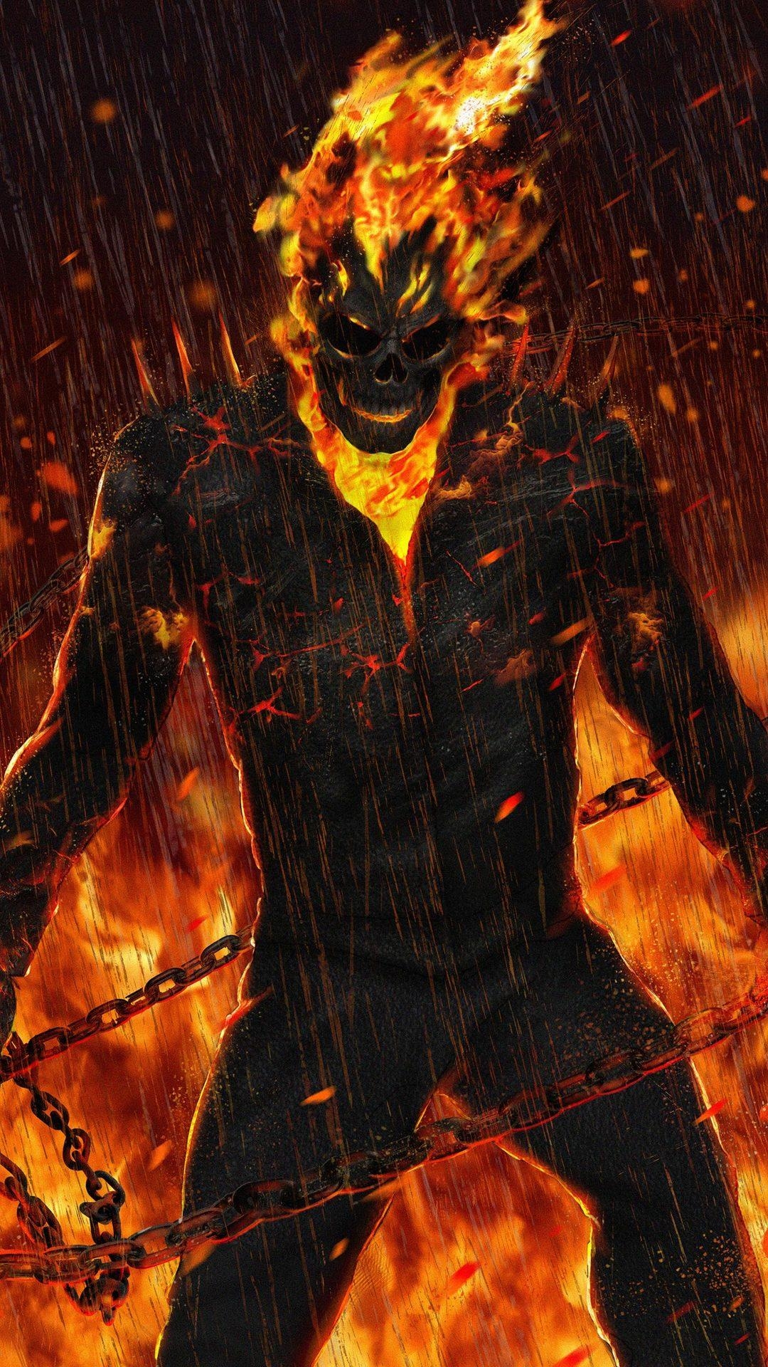 1080x1920 Ghost Rider Artwork HD iPhone 6s, 6 Plus, Pixel, Phone