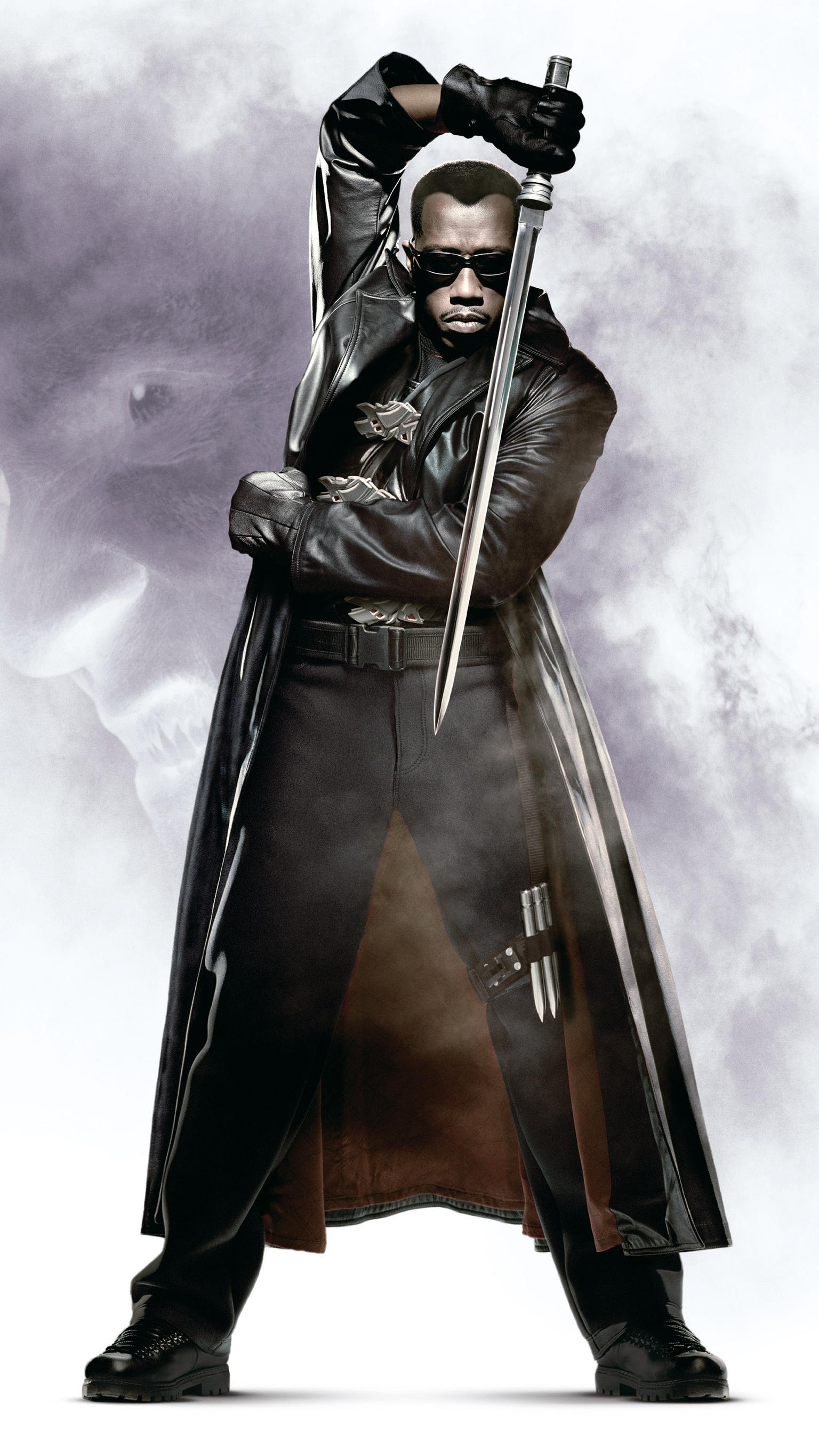 1540x2740 Blade II (2002) Phone Wallpaper, Phone