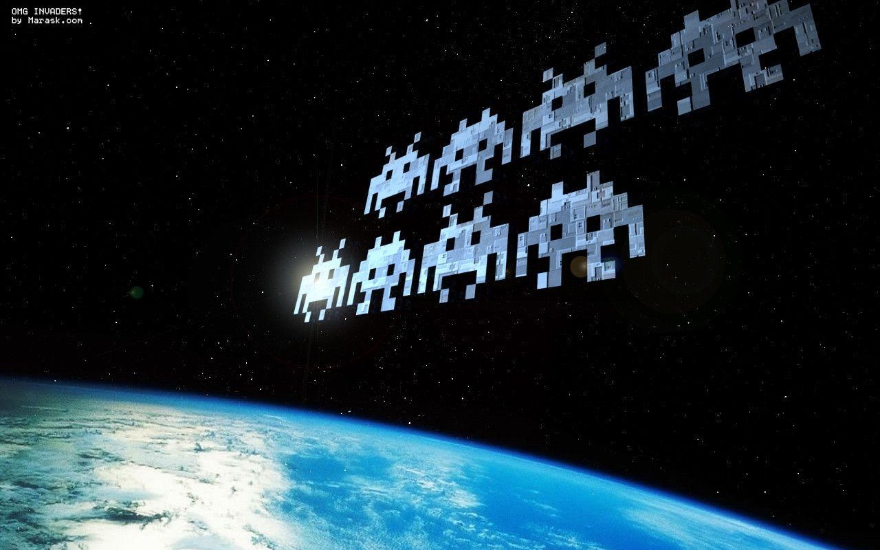 1280x800 Pin Space Invaders Wallpaper By Narcisse Shrapnel, Desktop