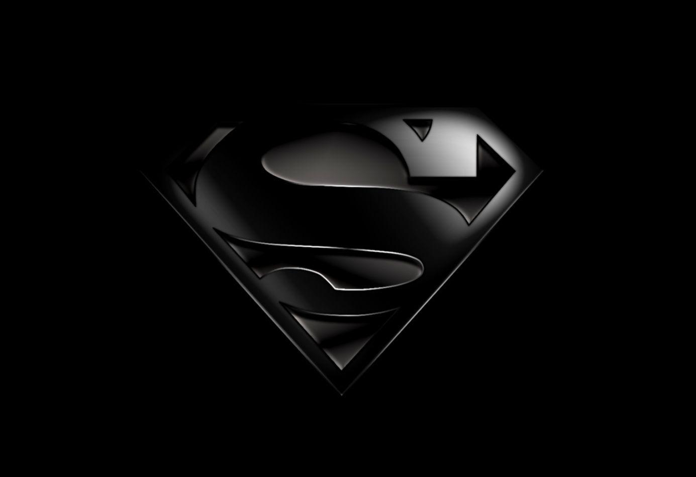 1390x950 Superman Logo Wallpaper Black. Superman wallpaper logo, Superman wallpaper, Superman HD wallpaper, Desktop