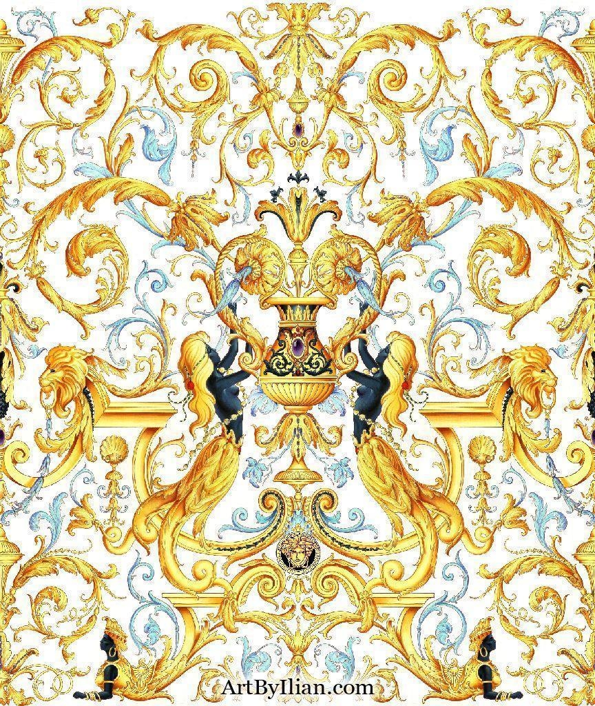 870x1030 Versace Wallpaper for Home, Phone