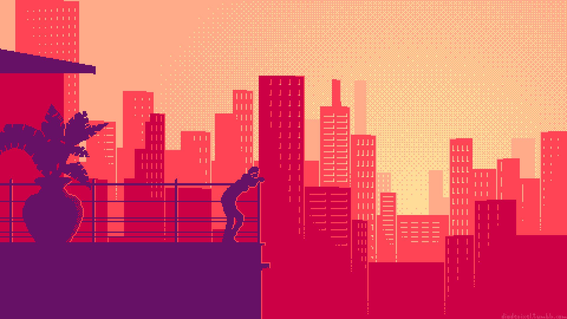 1920x1080 Pixel Art HD Wallpaper, Desktop