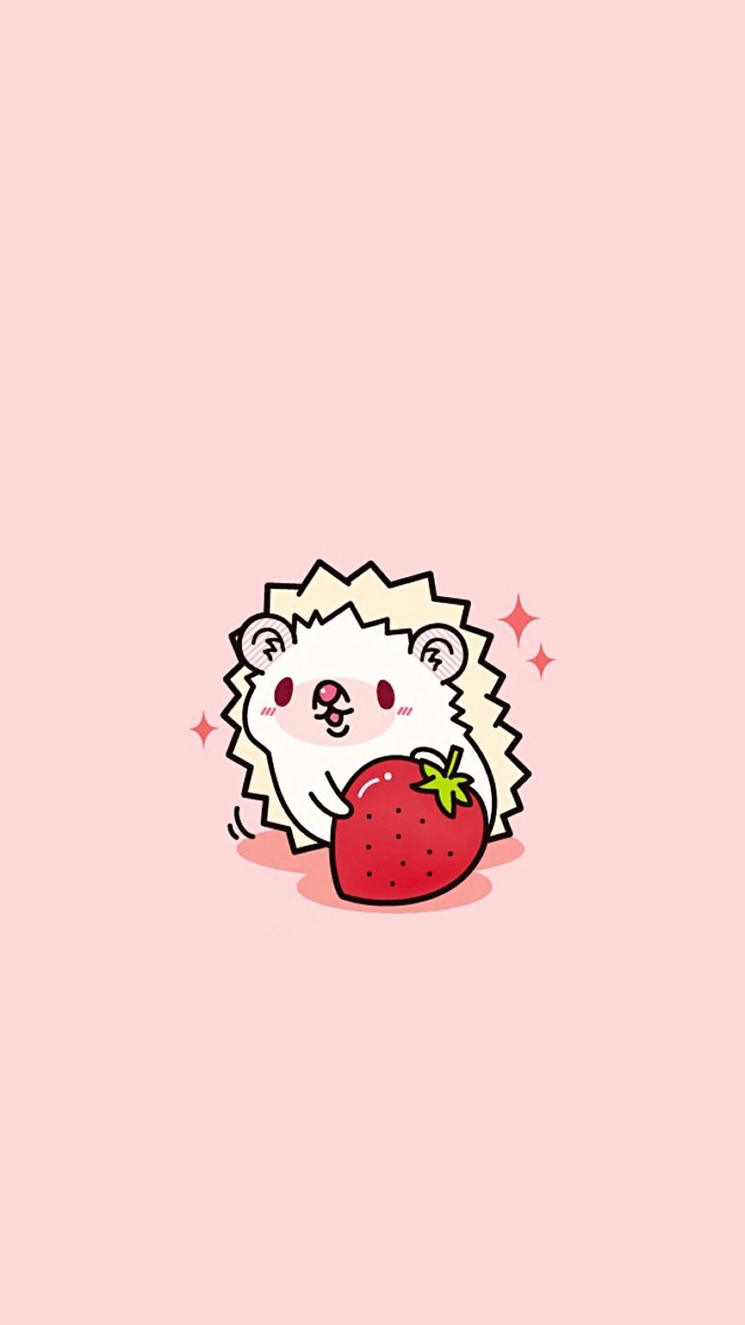 1050x1870 Kawaii Cute Cartoon Hedgehog, Phone