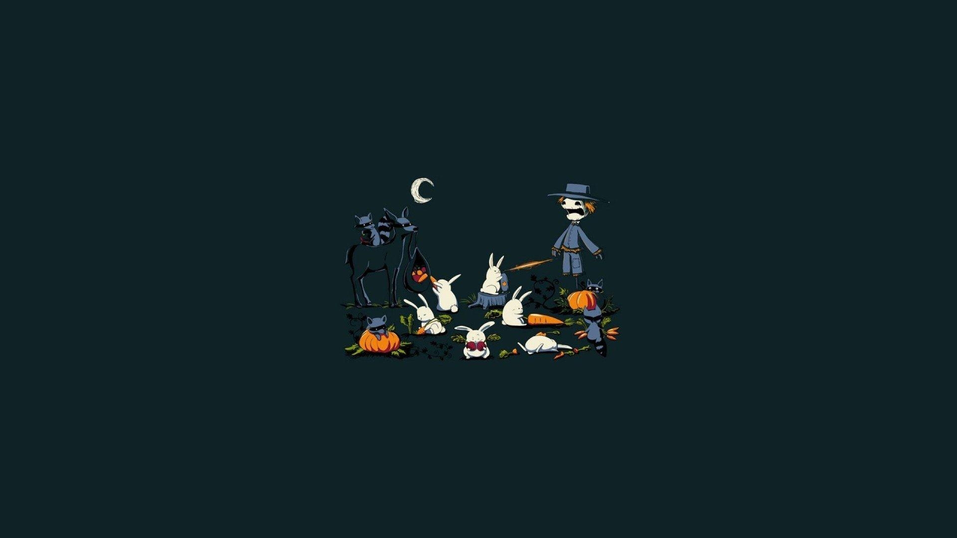 1920x1080 Halloween, Minimalism Wallpaper HD / Desktop and Mobile, Desktop