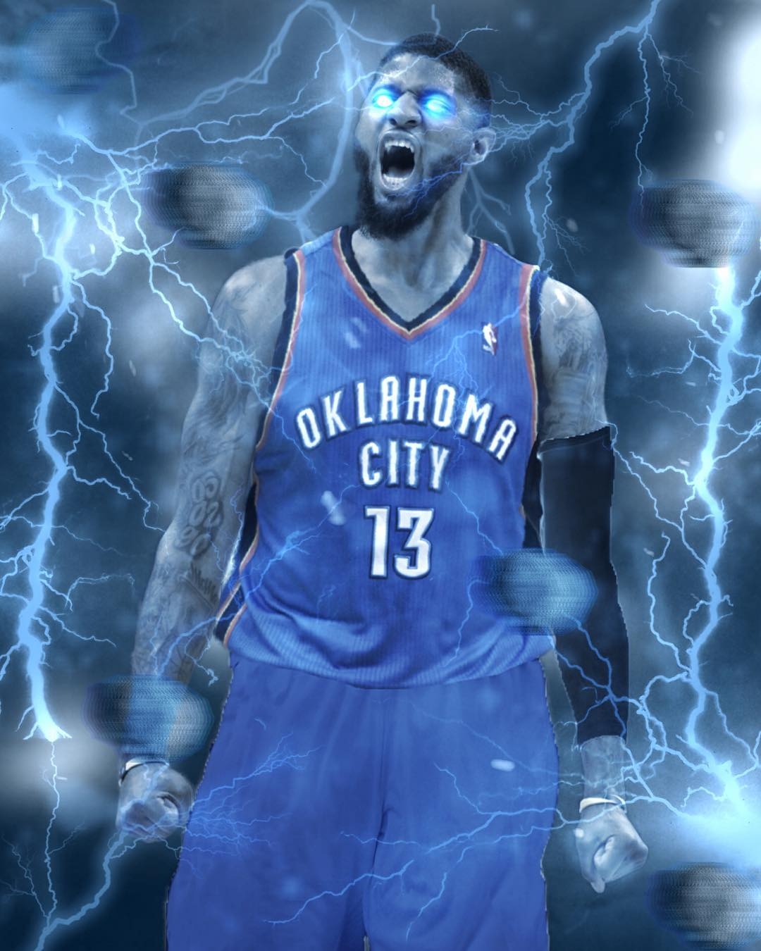 1080x1350 Paul George to the thunder I wish harden was still with, Phone